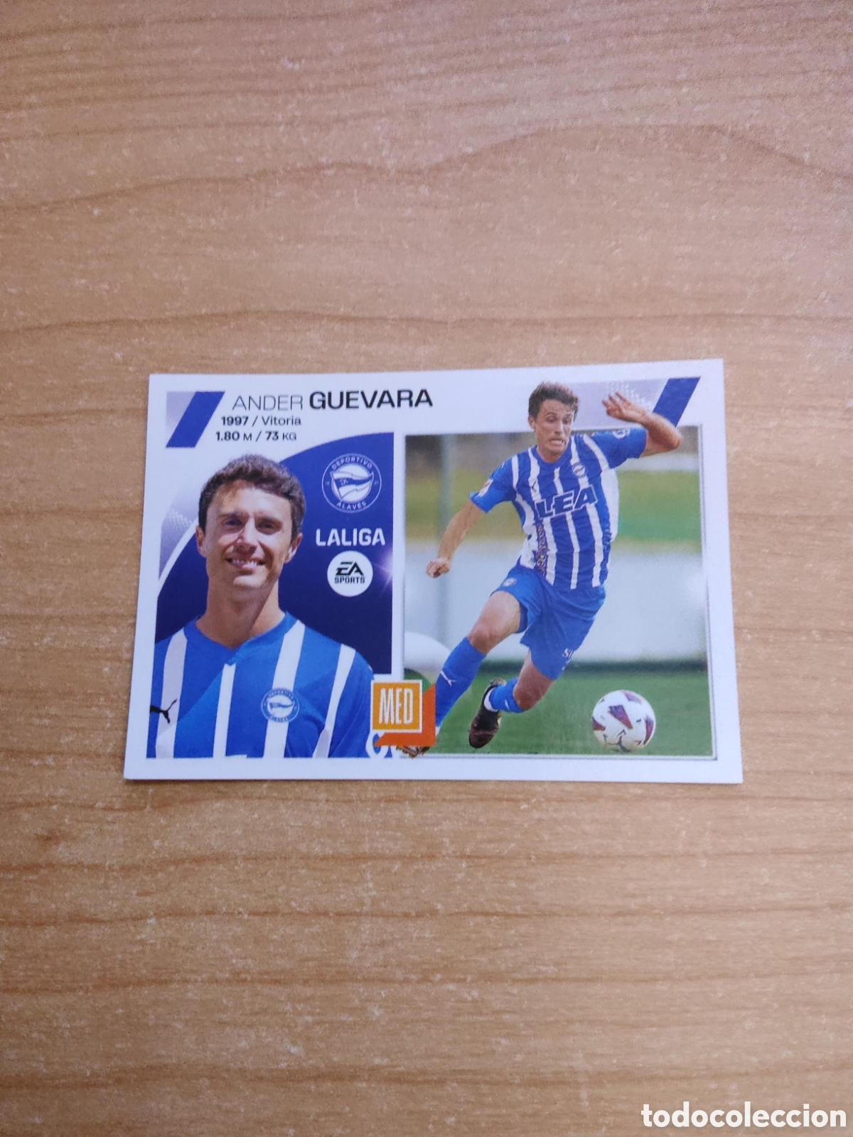 Cromos de f&uacute;tbol: 15 GUEVARA ALAVES LIGA ESTE 2023 2024