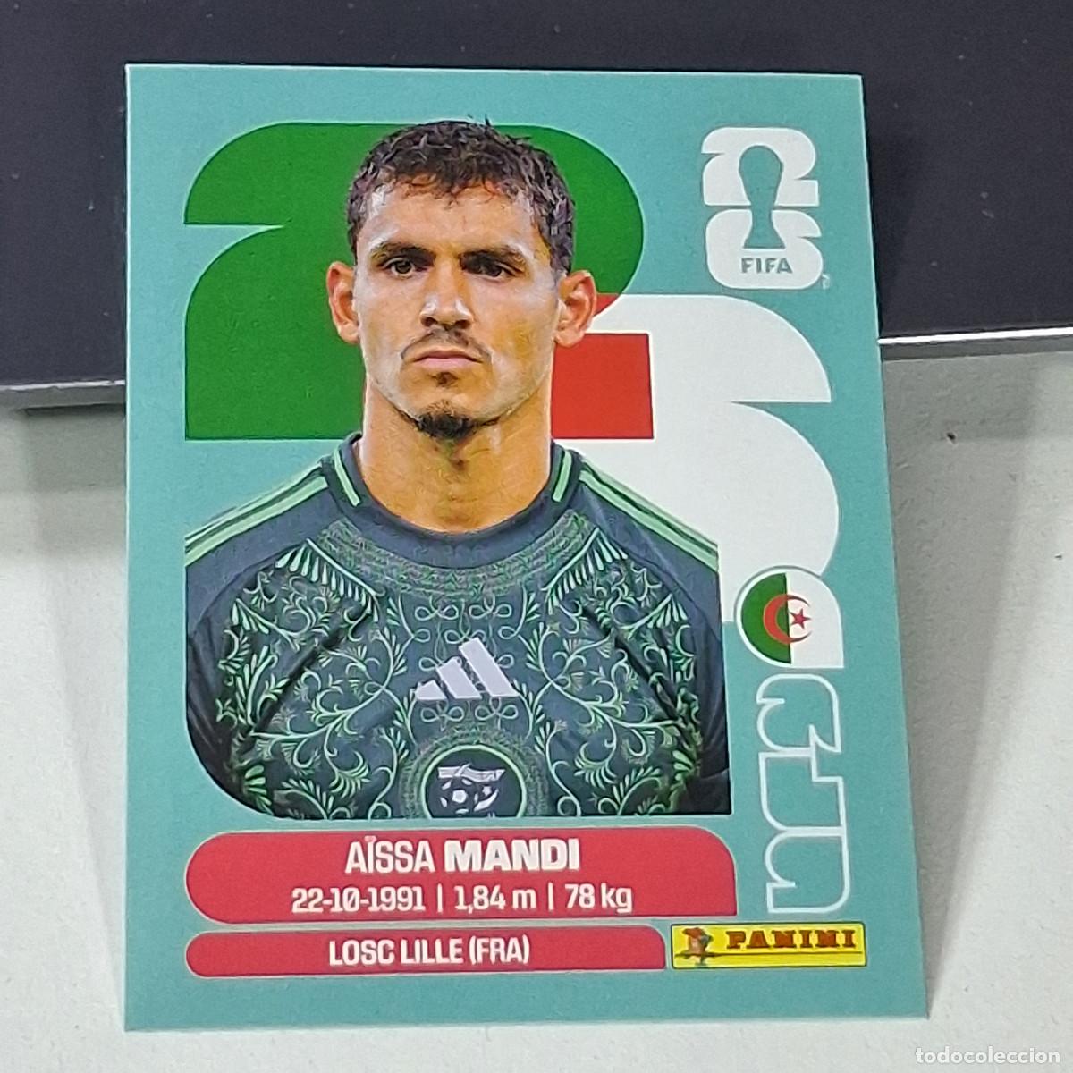 Cromos de f&uacute;tbol: B46 ALG7 A&Iuml;SSA MANDI 7 ARGELIA ALGERIA ALG MUNDIAL FIFA WORLD CUP 2026 STICKER PANINI