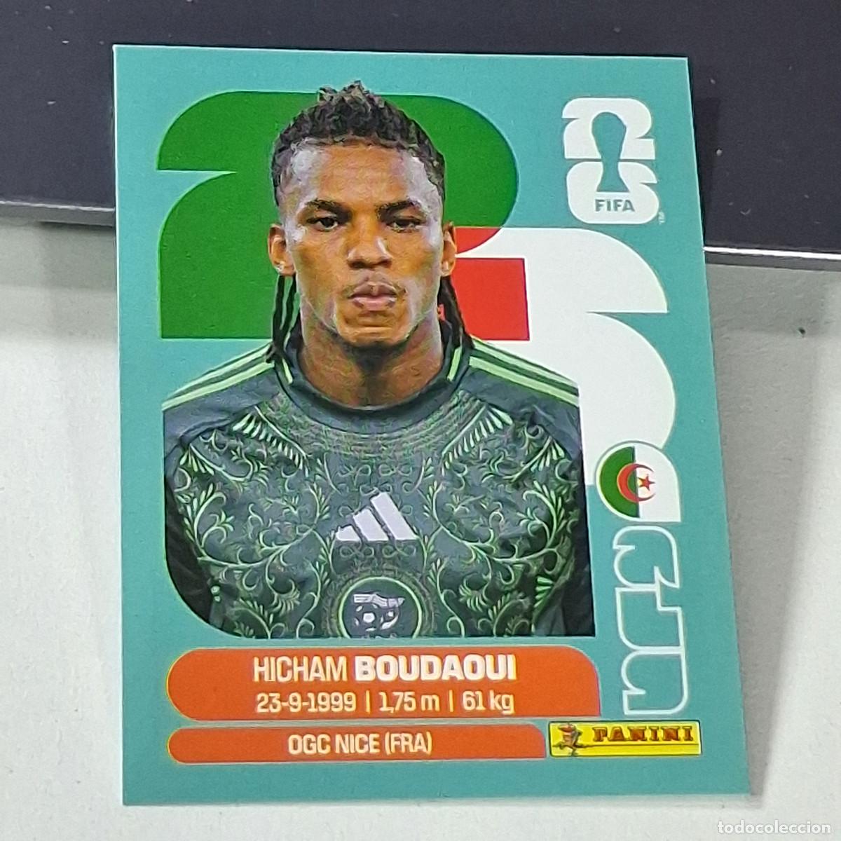 Cromos de f&uacute;tbol: B46 ALG10 HICHAM BOUDAOUI 10 ARGELIA ALGERIA ALG MUNDIAL FIFA WORLD CUP 2026 STICKER PANINI