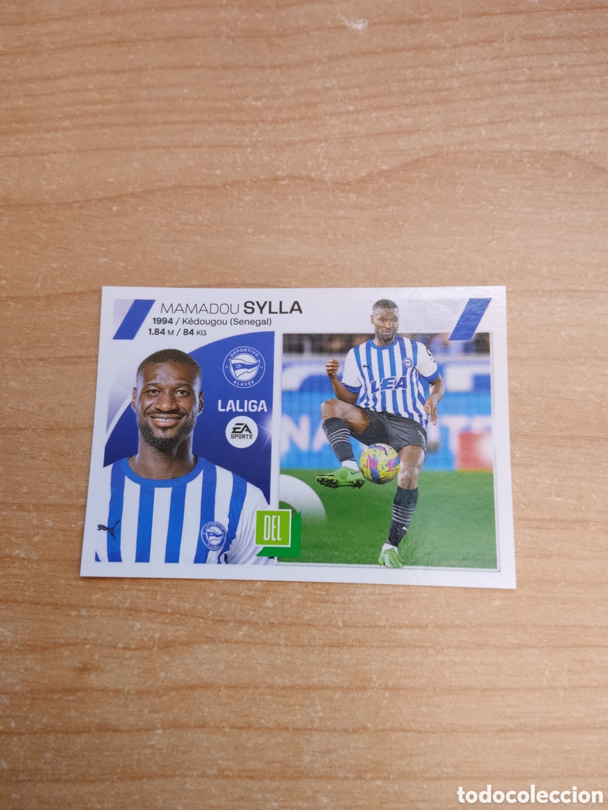 Cromos de f&uacute;tbol: 18 B SYLLA ALAVES LIGA ESTE 2023 2024