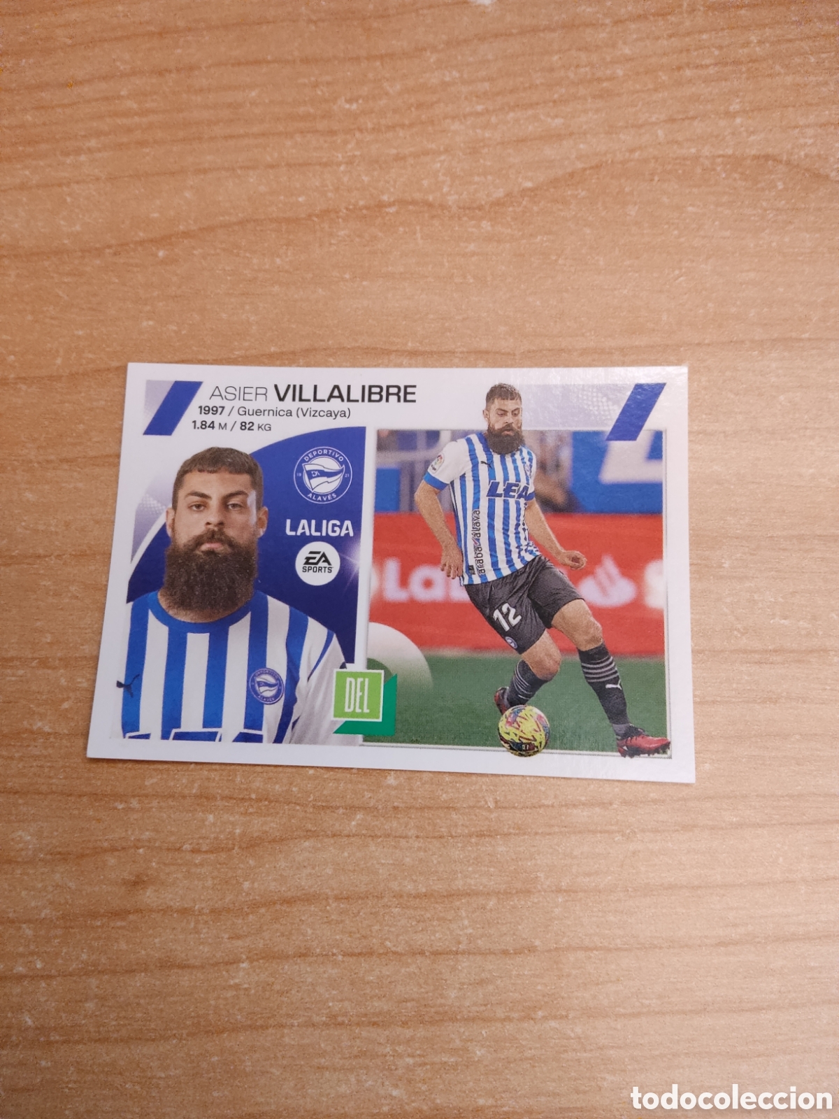 Cromos de f&uacute;tbol: 19 VILLALIBRE ALAVES LIGA ESTE 2023 2024