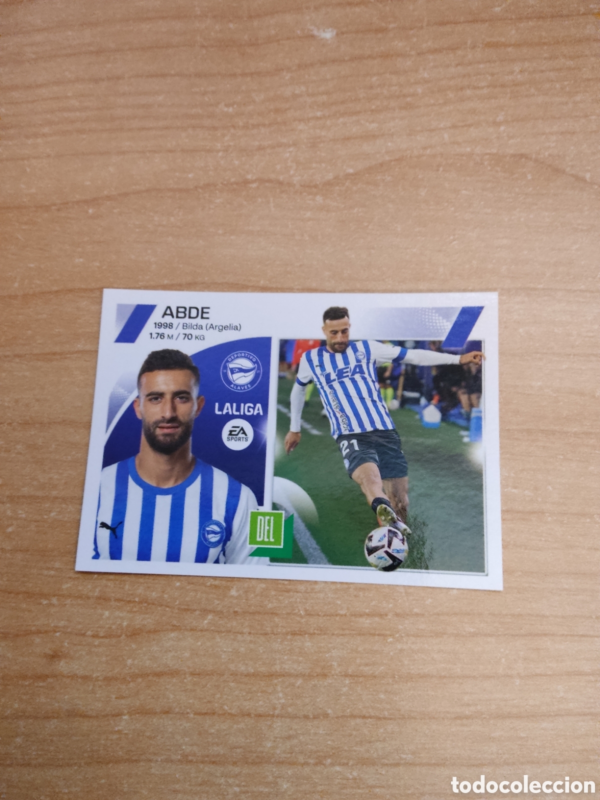 Cromos de f&uacute;tbol: 20 ABDE ALAVES LIGA ESTE 2023 2024