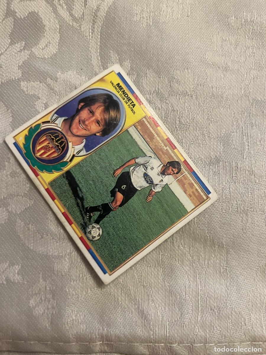 Cromos de f&uacute;tbol: MENDIETA VALENCIA SIN PEGAR EDICIONES ESTE 1996-97