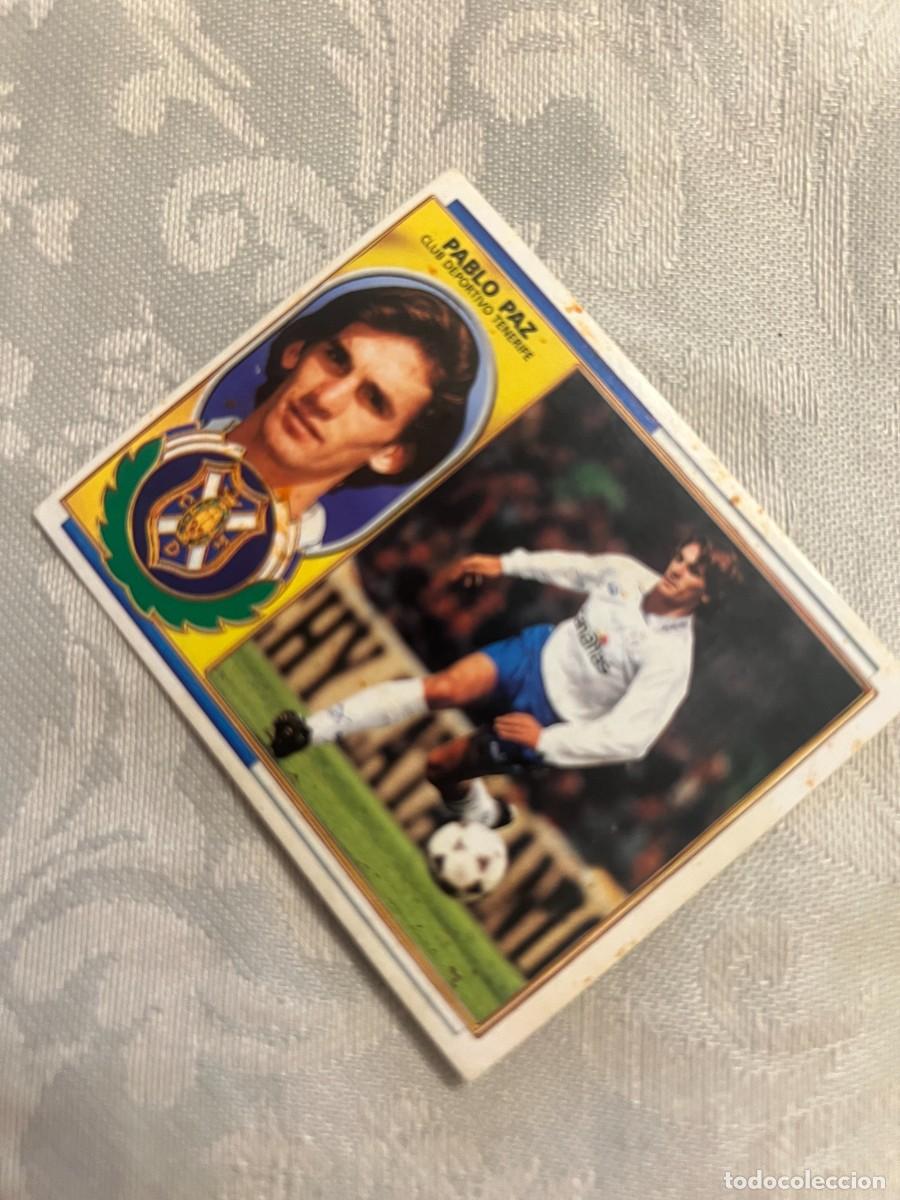Cromos de f&uacute;tbol: PABLO PAZ TENERIFE SIN PEGAR EDICIONES ESTE 1996-97