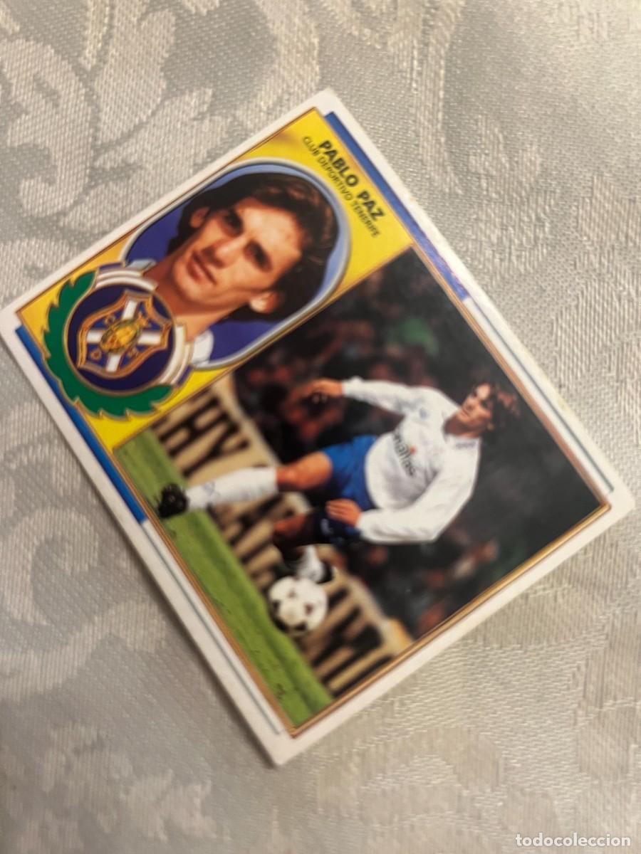 Cromos de f&uacute;tbol: PABLO PAZ TENERIFE SIN PEGAR EDICIONES ESTE 1996-97
