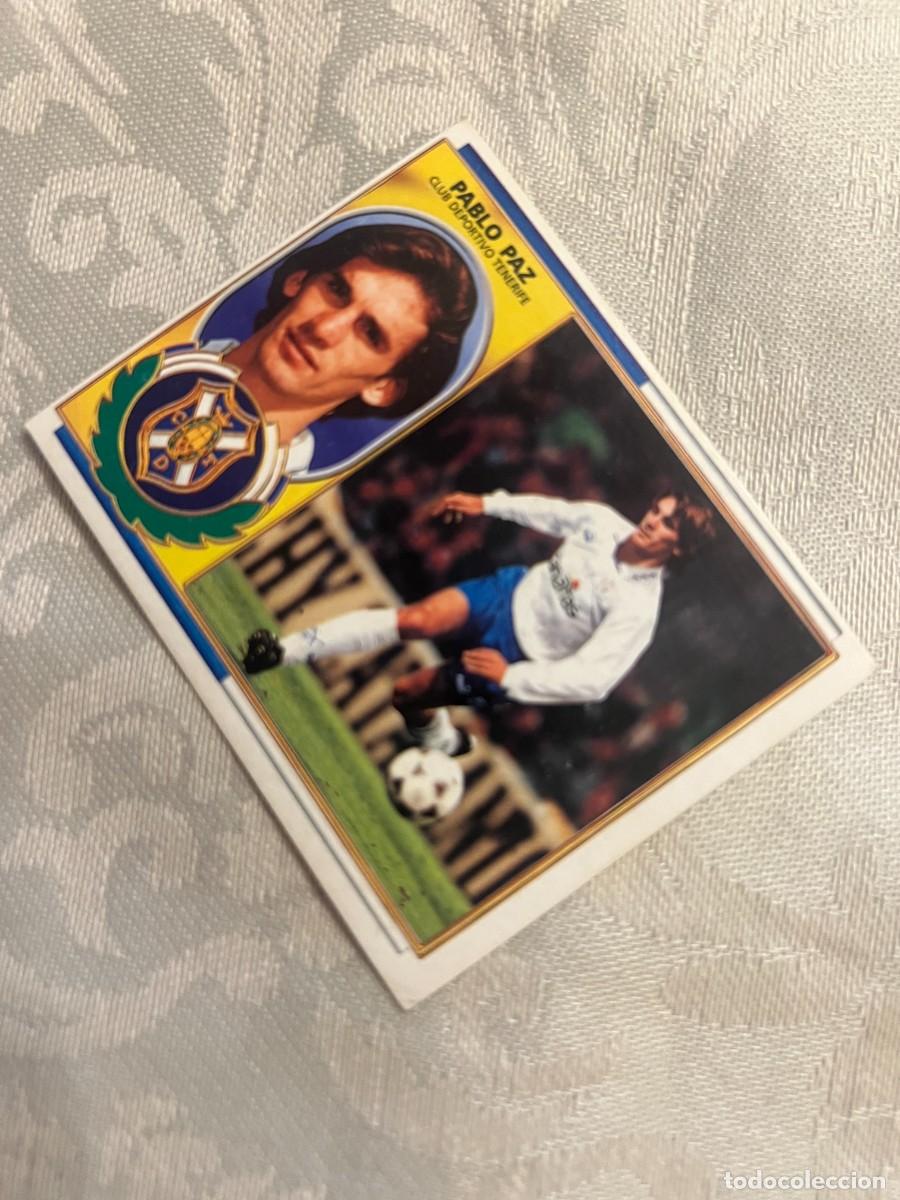 Cromos de f&uacute;tbol: PABLO PAZ TENERIFE SIN PEGAR EDICIONES ESTE 1996-97
