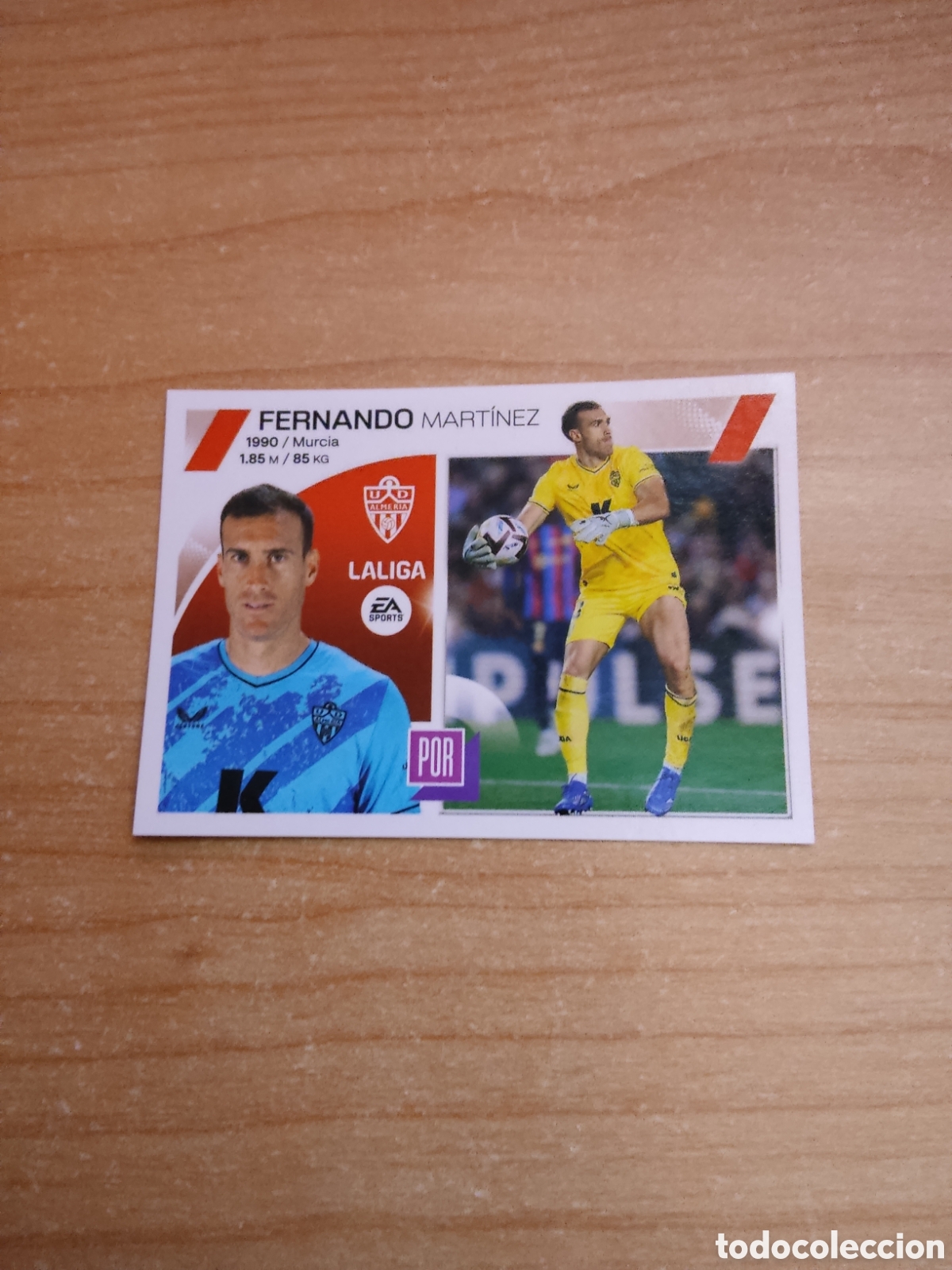 Cromos de f&uacute;tbol: 3 FERNANDO MARTINEZ ALMERIA LIGA ESTE 2023 2024