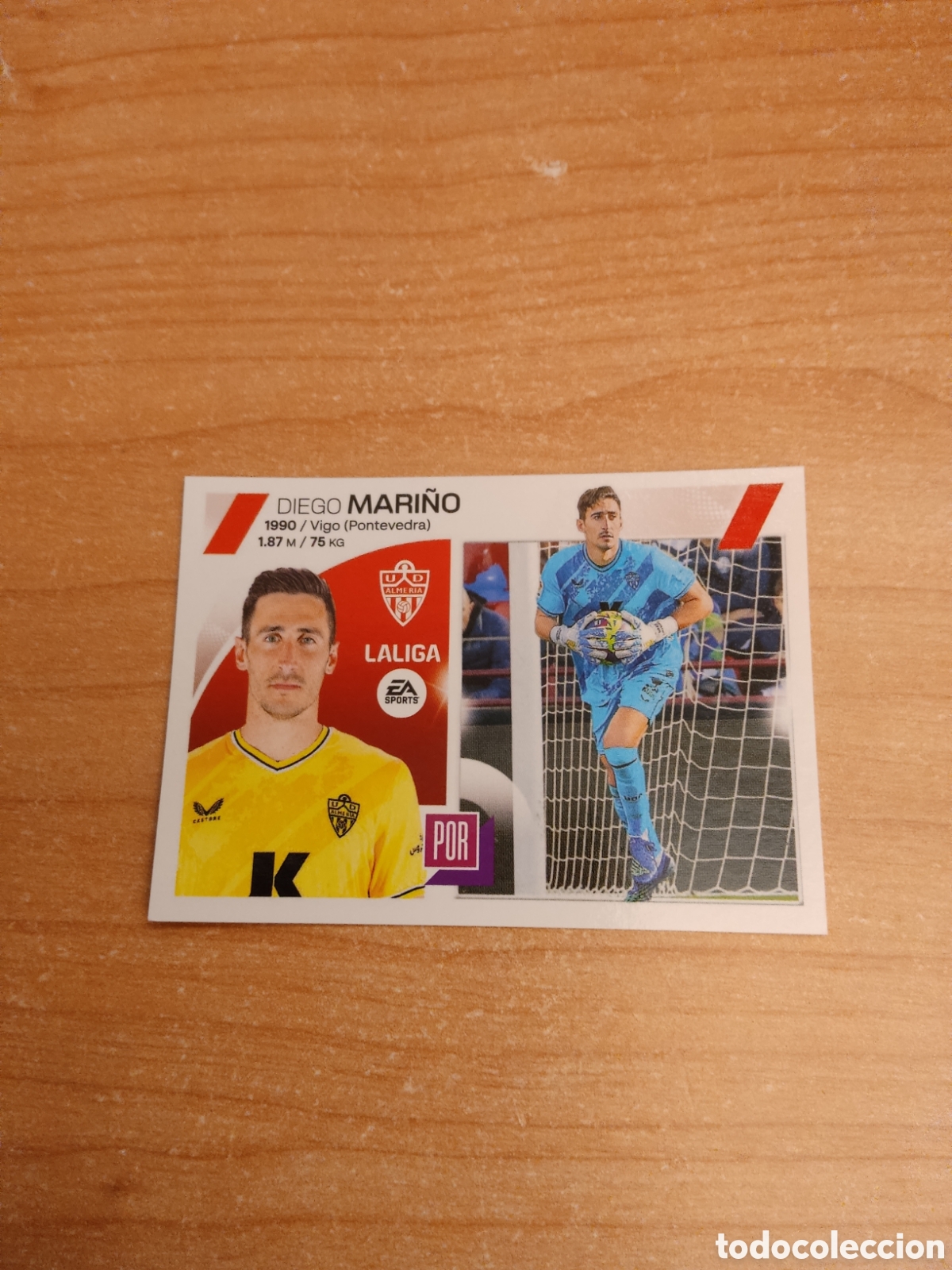 Figurine di Calcio: 4 DIEGO MARI&Ntilde;O ALMERIA LIGA ESTE 2023 2024