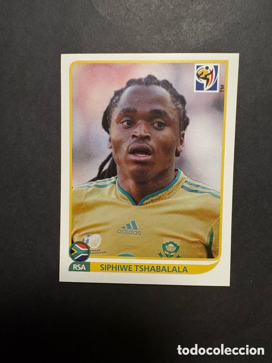 Cromos de f&uacute;tbol: 42 TSHABALALA PANINI MUNDIAL 2010 WORLD CUP - SUD&Aacute;FRICA -- CROMO 10 NUEVO DE SOBRE