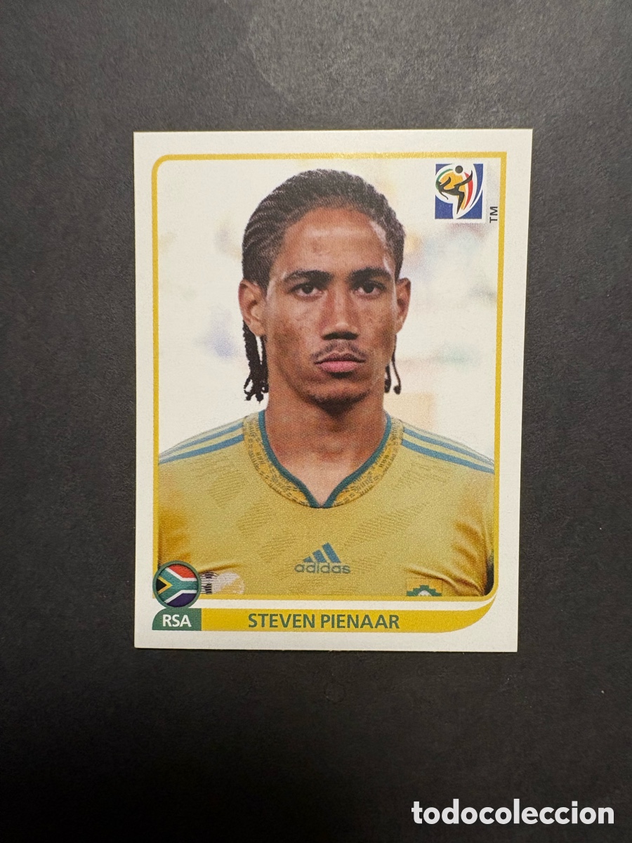Cromos de f&uacute;tbol: 43 PIENAAR PANINI MUNDIAL 2010 WORLD CUP - SUD&Aacute;FRICA -- CROMO 10 NUEVO DE SOBRE