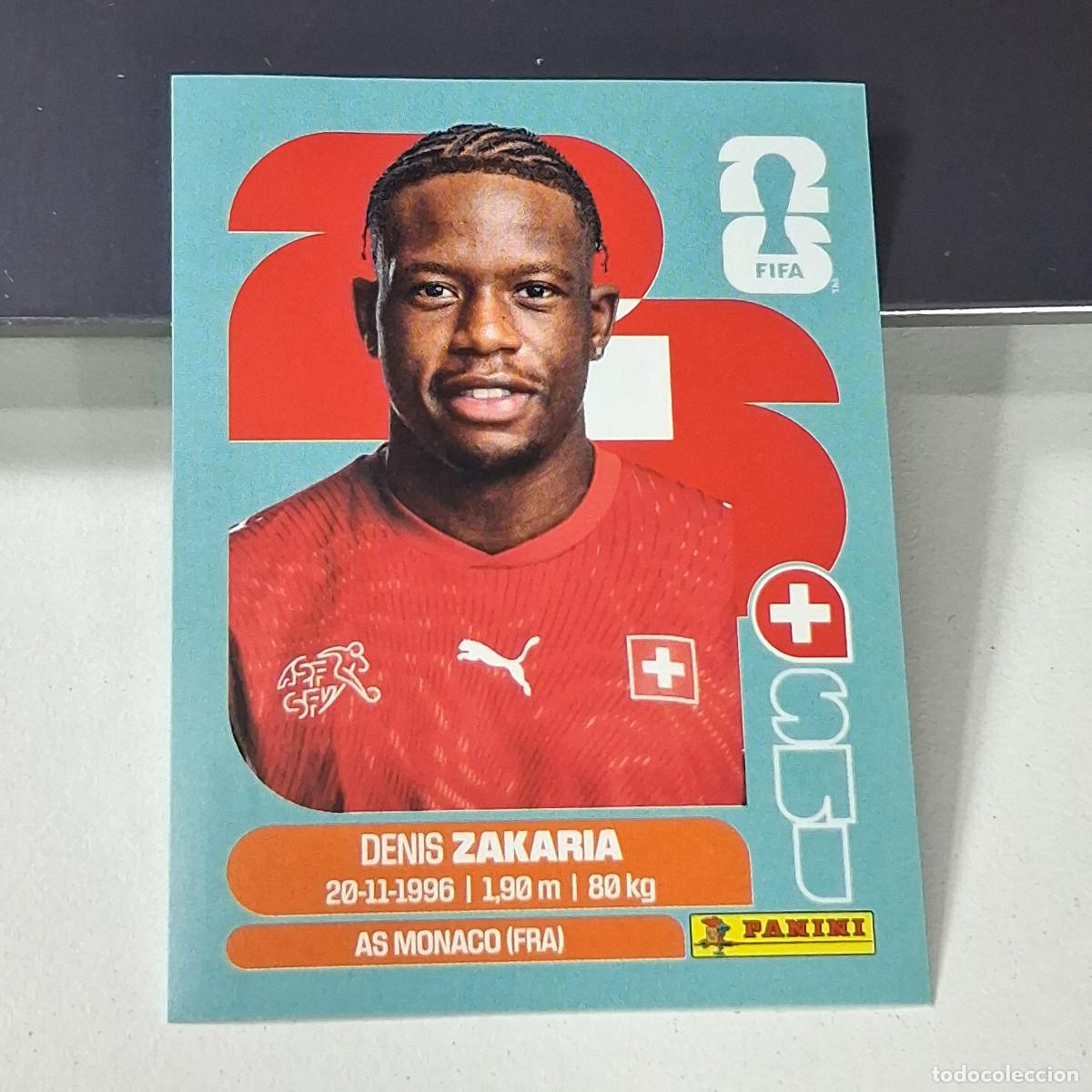 Cromos de f&uacute;tbol: B47 SUI 10 SUI10 DENIS ZAKARIA SUIZA SWITZERLAND SUI MUNDIAL FIFA WORLD CUP 2026 STICKER PANINI