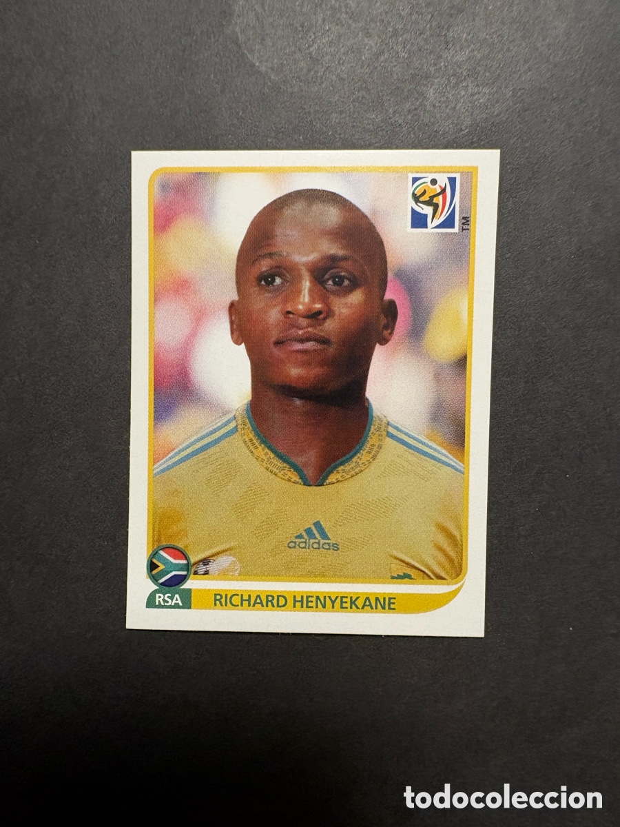 Cromos de f&uacute;tbol: 44 HENYEKANE PANINI MUNDIAL 2010 WORLD CUP - SUD&Aacute;FRICA -- CROMO 10 NUEVO DE SOBRE