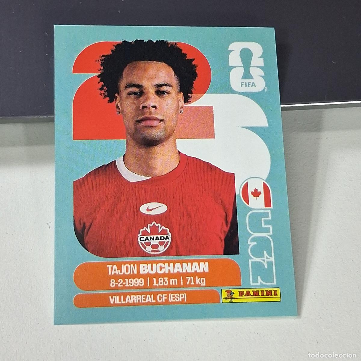 Cromos de f&uacute;tbol: B47 CAN 17 CAN17 TAJON BUCHANAN CANAD&Aacute; CAN MUNDIAL FIFA WORLD CUP 2026 STICKER PANINI