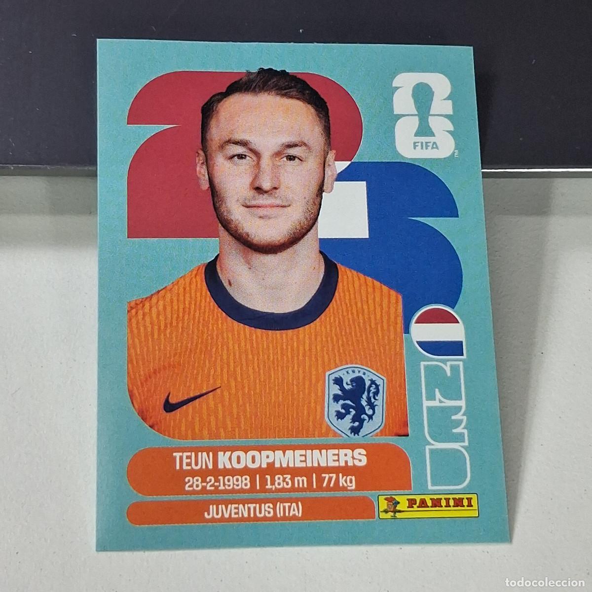 Cromos de f&uacute;tbol: B47 NED 12 NED12 TEUN KOOPMEINERS HOLANDA NETHERLANDS MUNDIAL FIFA WORLD CUP 2026 STICKER PANINI
