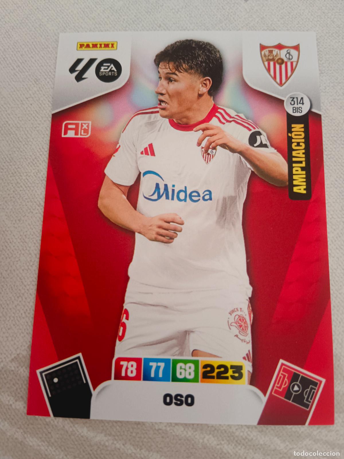 Cromos de f&uacute;tbol: ADRENALYN XL 2025 2026 25 26 DREAM BOX AMPLIACI&Oacute;N 314 BIS OSO SEVILLA TOTAL KINGS