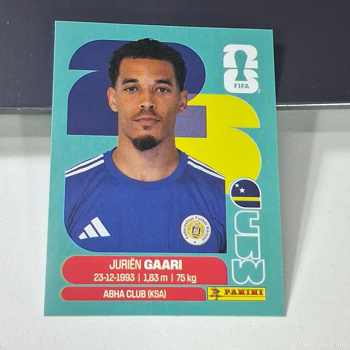 Fu&szlig;ball-Sticker: B47 CUW5 JURIEN GAARI 5 CURAZAO CURA&Ccedil;AO CUW MUNDIAL FIFA WORLD CUP 2026 STICKER PANINI