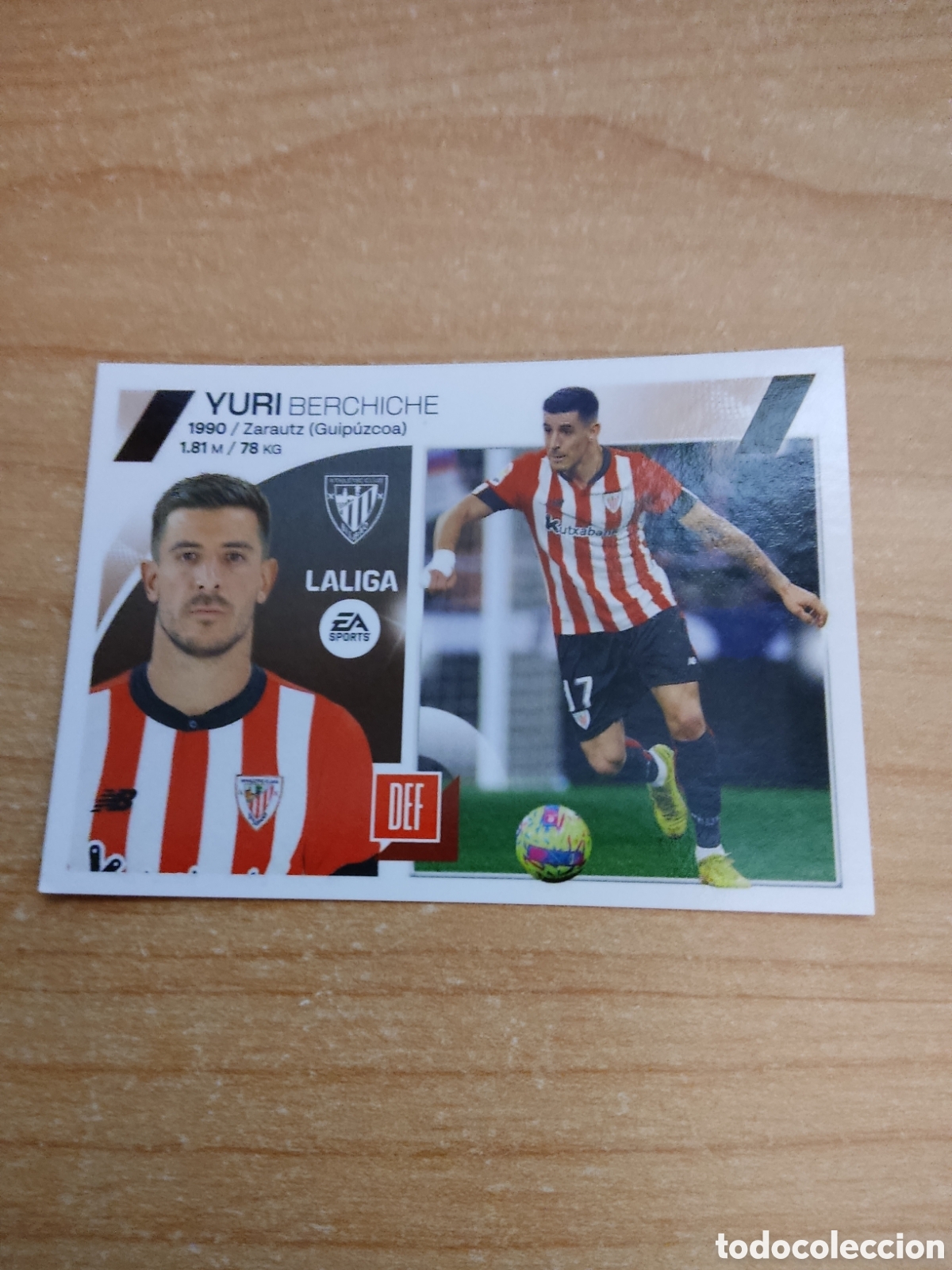 Fu&szlig;ball-Sticker: 10 YURI ATHLETIC CLUB LIGA ESTE 2023 2024