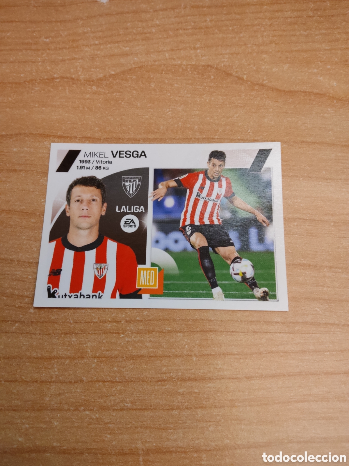 Football Stickers: 12 MIKEL VESGA ATHLETIC CLUB LIGA ESTE 2023 2024