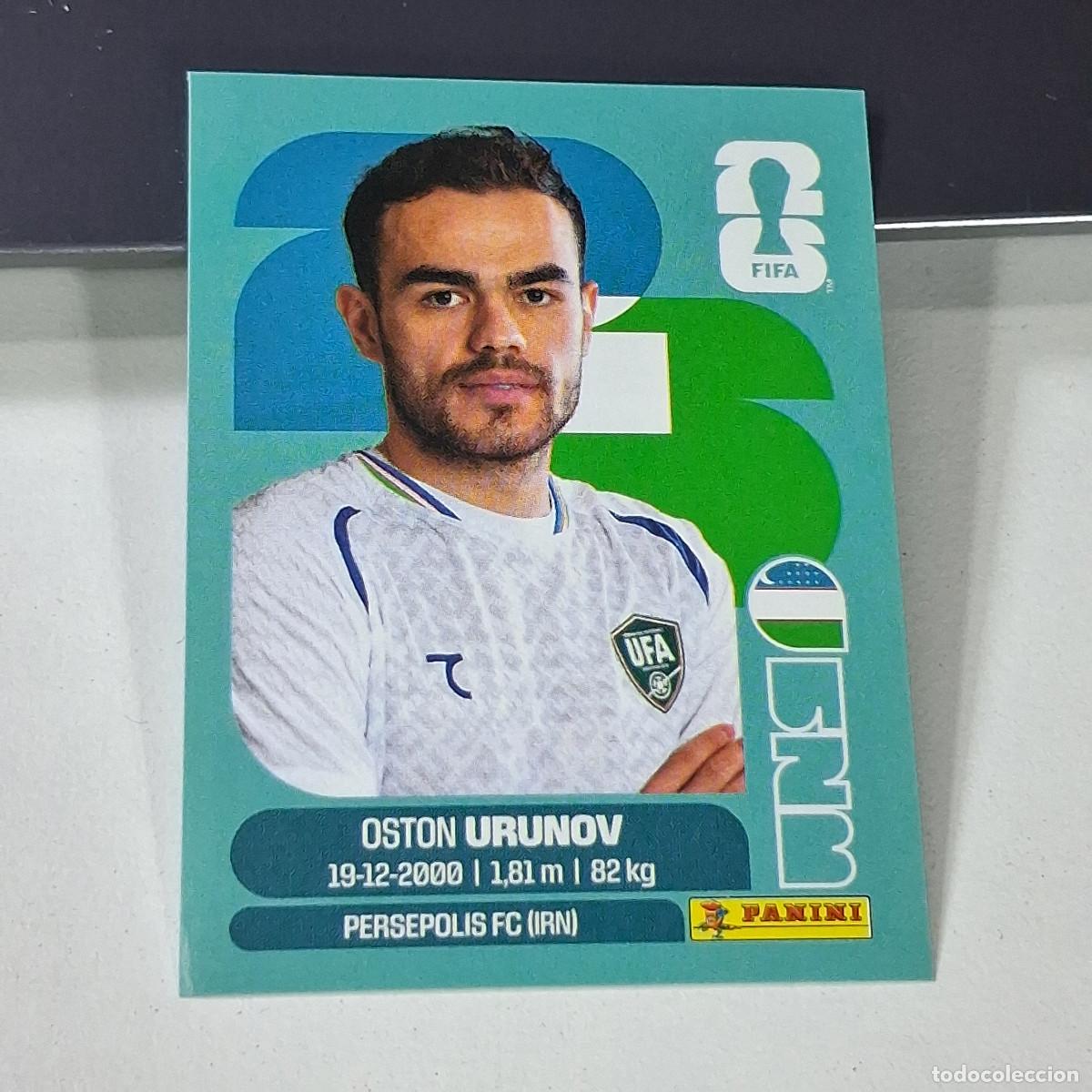 Football Stickers: B47 UZB17 OSTON URUNOV 17 UZBEKIST&Aacute;N UZB FIFA WORLD CUP 2026 STICKER PANINI