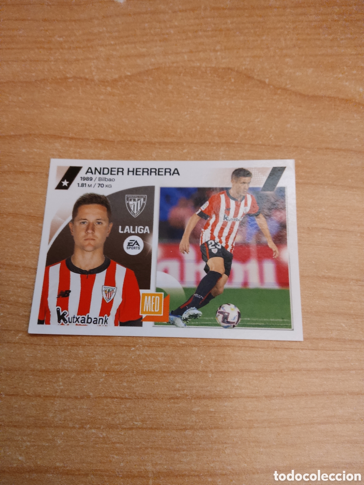 Cromos de f&uacute;tbol: 14 A ANDER HERRERA ATHLETIC CLUB LIGA ESTE 2023 2024