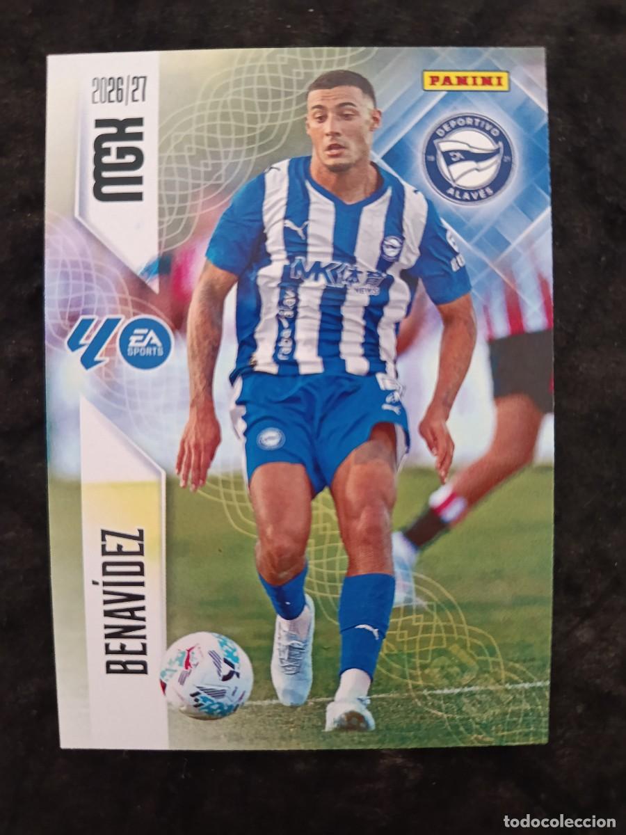 Figurine di Calcio: MGK 2026/27 MEGACRACKS PANINI. #27 BENAV&Iacute;DEZ. DEPORTIVO ALAVES.