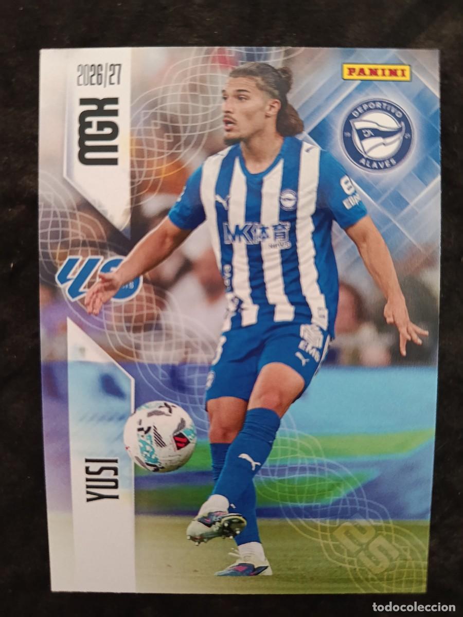 Cromos de f&uacute;tbol: MGK 2026/27 MEGACRACKS PANINI. #26 YUSI. DEPORTIVO ALAVES.