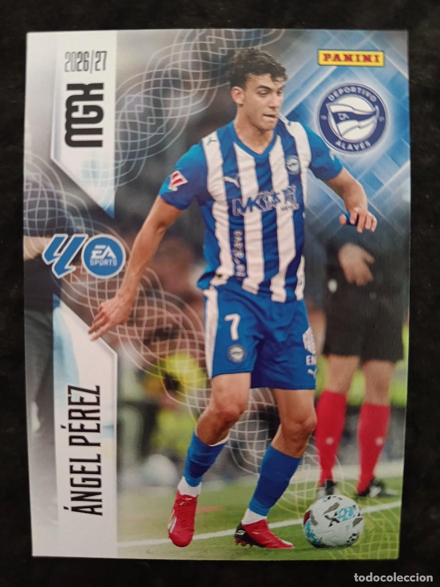 Cromos de f&uacute;tbol: MGK 2026/27 MEGACRACKS PANINI. #33 &Aacute;NGEL P&Eacute;REZ. DEPORTIVO ALAVES.