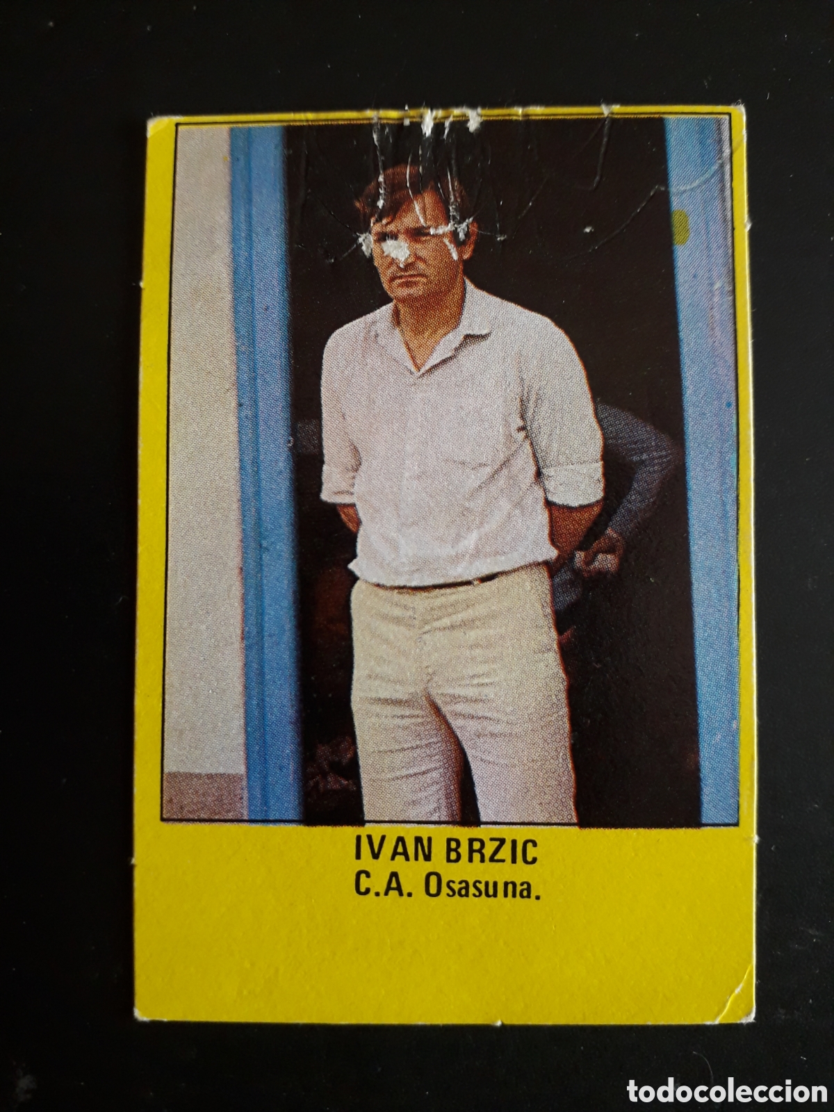 Cromos de f&uacute;tbol: IVAN BRZIC OSASUNA SUPER F&Uacute;TBOL 84 83-84 1983-1984 ROLL&Aacute;N DESPEGADO DEFECTUOSO PEDIDO M&Iacute;NIMO 3&euro;