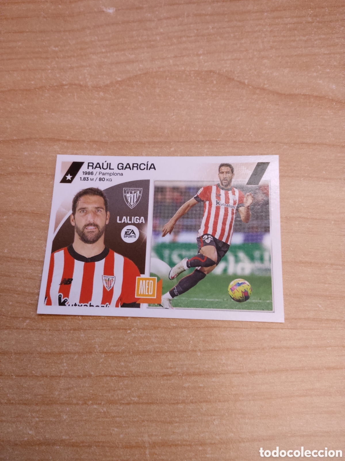 Cromos de f&uacute;tbol: 15 RAUL GARCIA ATHLETIC CLUB LIGA ESTE 2023 2024