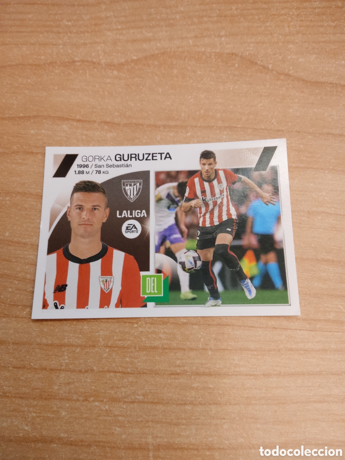 Cromos de f&uacute;tbol: 18 GURUZETA ATHLETIC CLUB LIGA ESTE 2023 2024