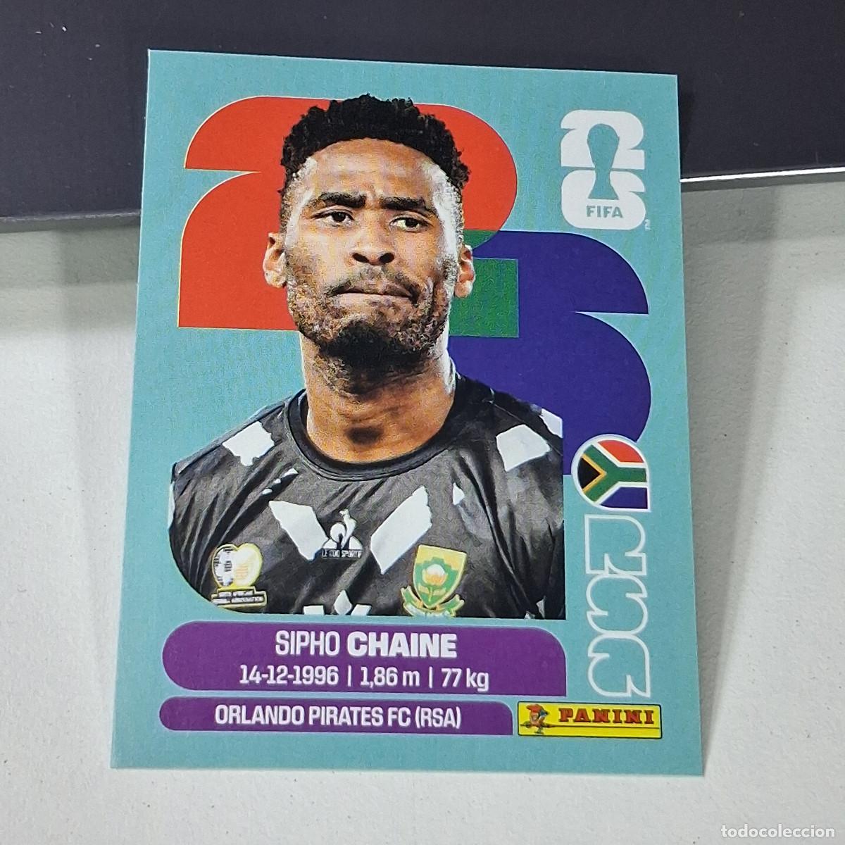Cromos de f&uacute;tbol: B47 RSA3 RSA 3 SIPHO CHAINE SUD&Aacute;FRICA RSA SOUTH AFRIKA MUNDIAL FIFA WORLD CUP 2026 STICKER PANINI