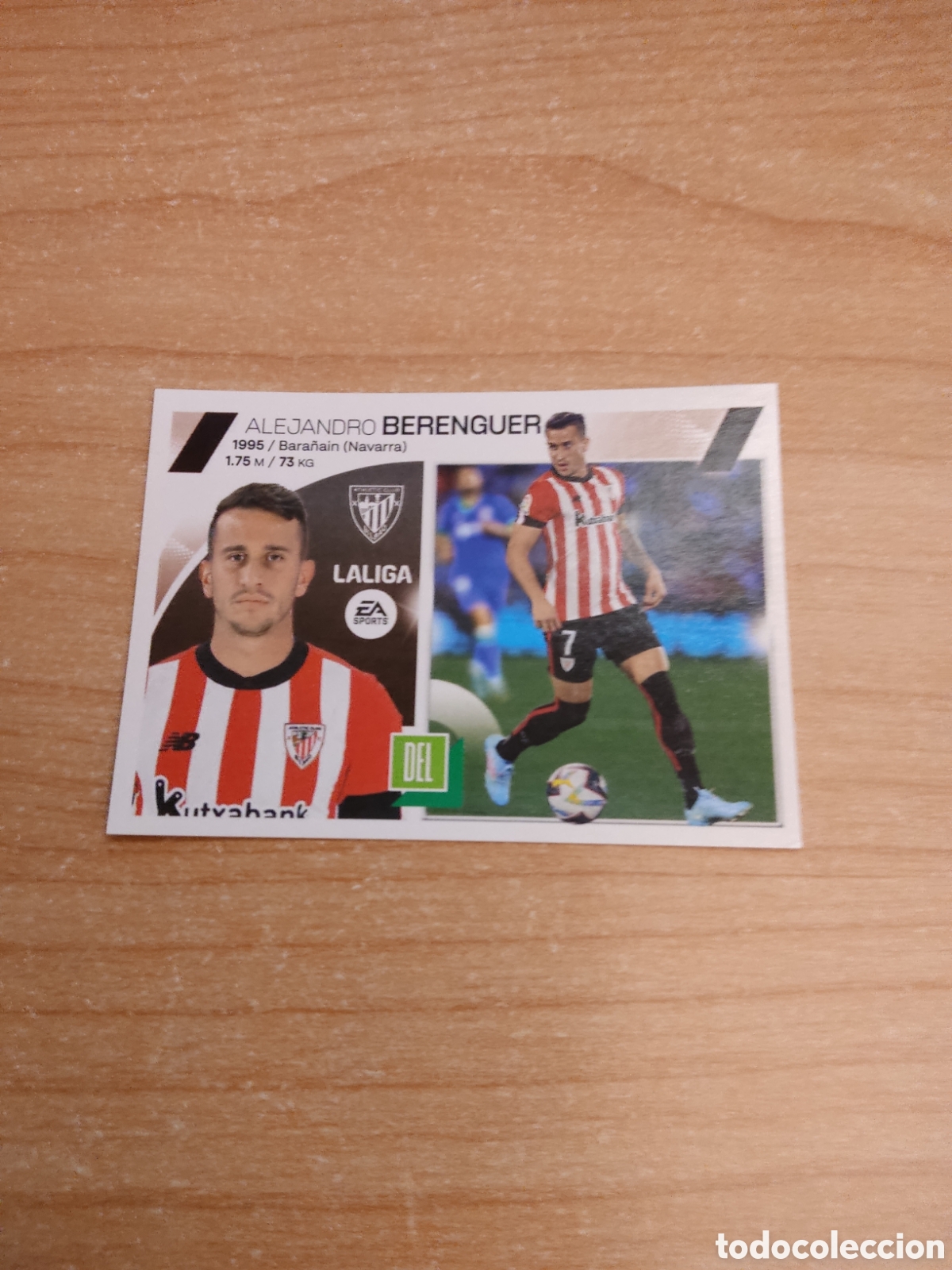 Cromos de f&uacute;tbol: 19 BERENGUER ATHLETIC CLUB LIGA ESTE 2023 2024
