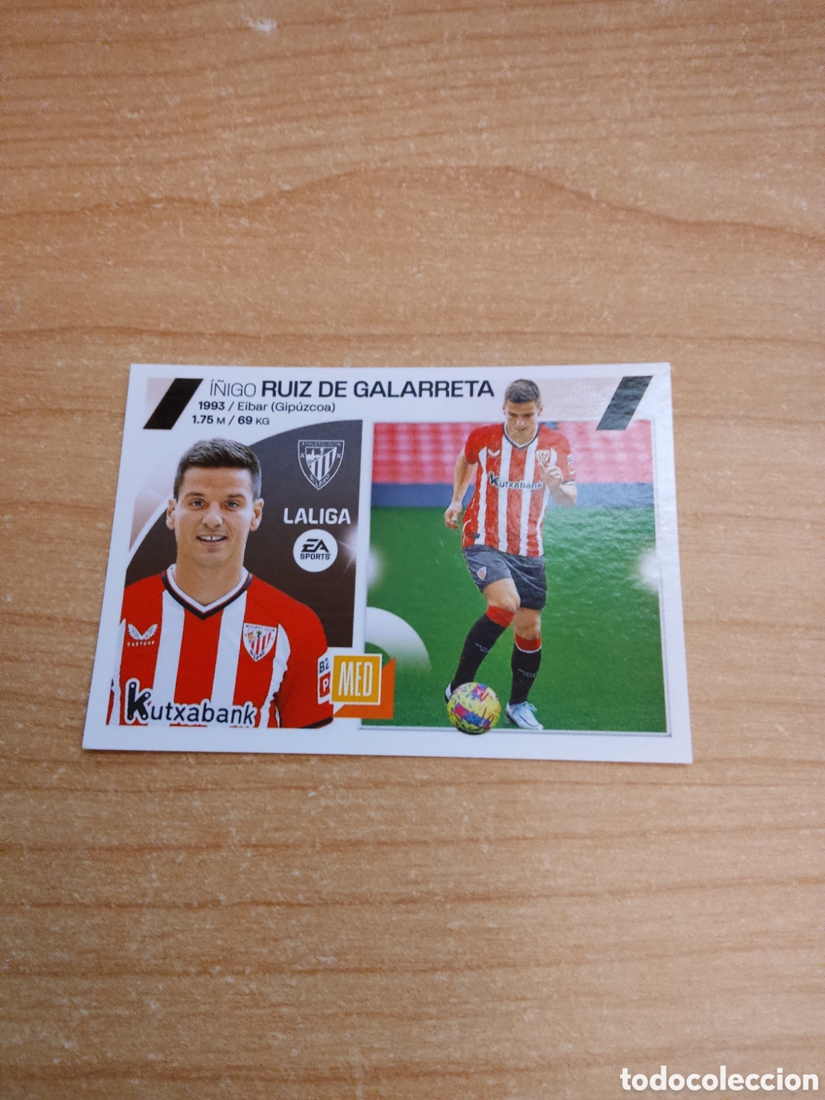 Cromos de f&uacute;tbol: 1 RUIZ DE GALARRETA ULTIMO FICHAJE ATHLETIC CLUB LIGA ESTE 2023 2024