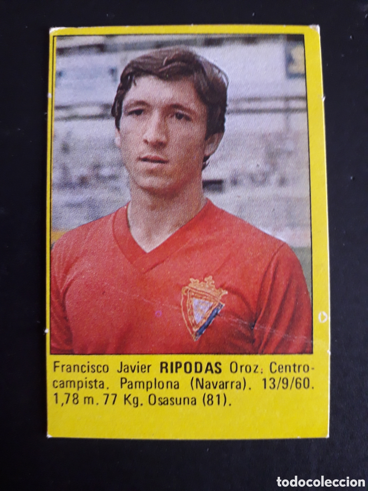 Cromos de f&uacute;tbol: R&Iacute;PODAS OSASUNA SUPER F&Uacute;TBOL 84 83-84 1983-1984 ROLL&Aacute;N DESPEGADO PEDIDO M&Iacute;NIMO 3&euro;