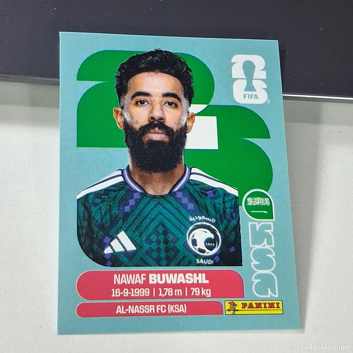Cromos de f&uacute;tbol: B47 KSA 5 KSA5 NAWAF BUWASHL ARABIA SAUD&Iacute; KSA MUNDIAL FIFA WORLD CUP 2026 STICKER PANINI