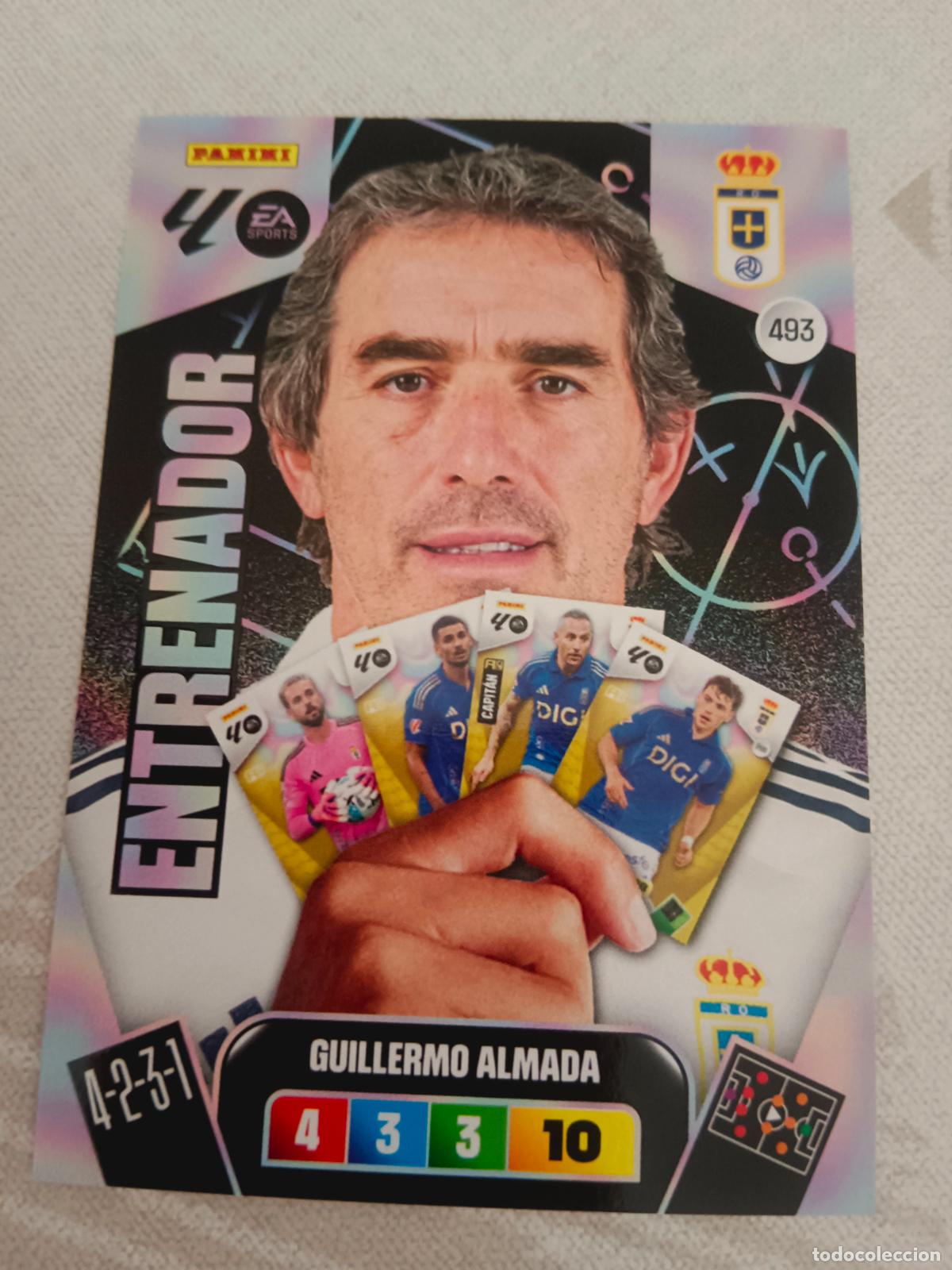 Cromos de f&uacute;tbol: ADRENALYN XL 2025 2026 25 26 DREAM BOX ENTRENADOR 493 GUILLERMO ALMADA OVIEDO TOTAL KINGS