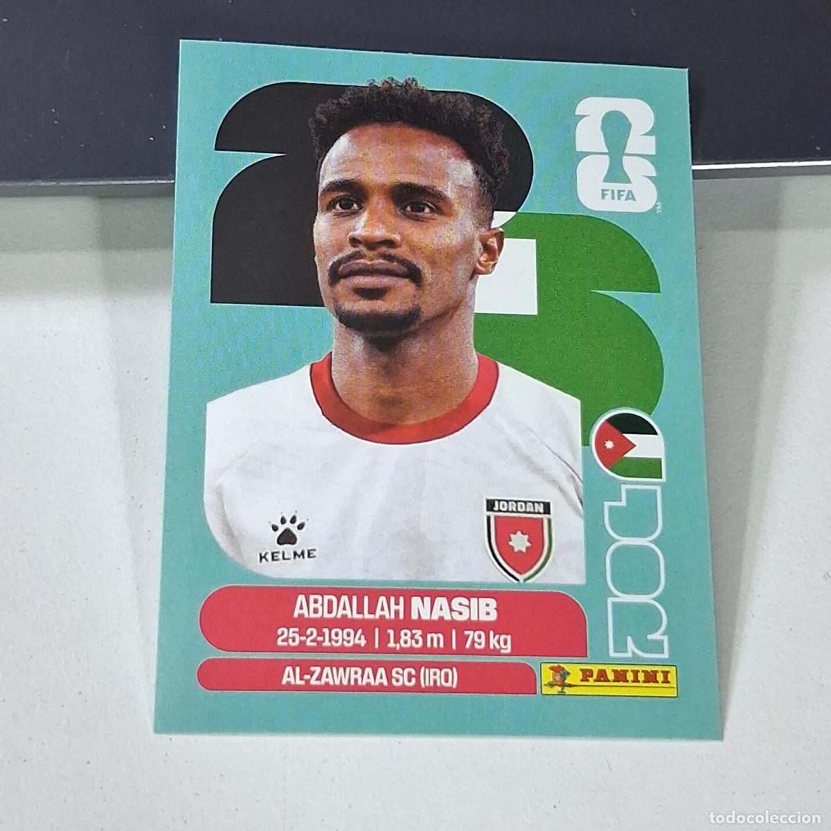 Cromos de f&uacute;tbol: B47 JOR6 ABDALLAH NASIB 6 JORDANIA JOR MUNDIAL FIFA WORLD CUP 2026 STICKER PANINI