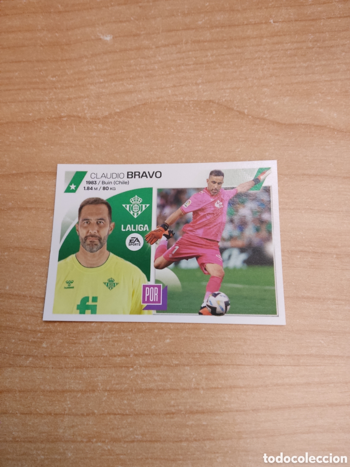 Cromos de f&uacute;tbol: 4 CLAUDIO BRAVO REAL BETIS LIGA ESTE 2023 2024