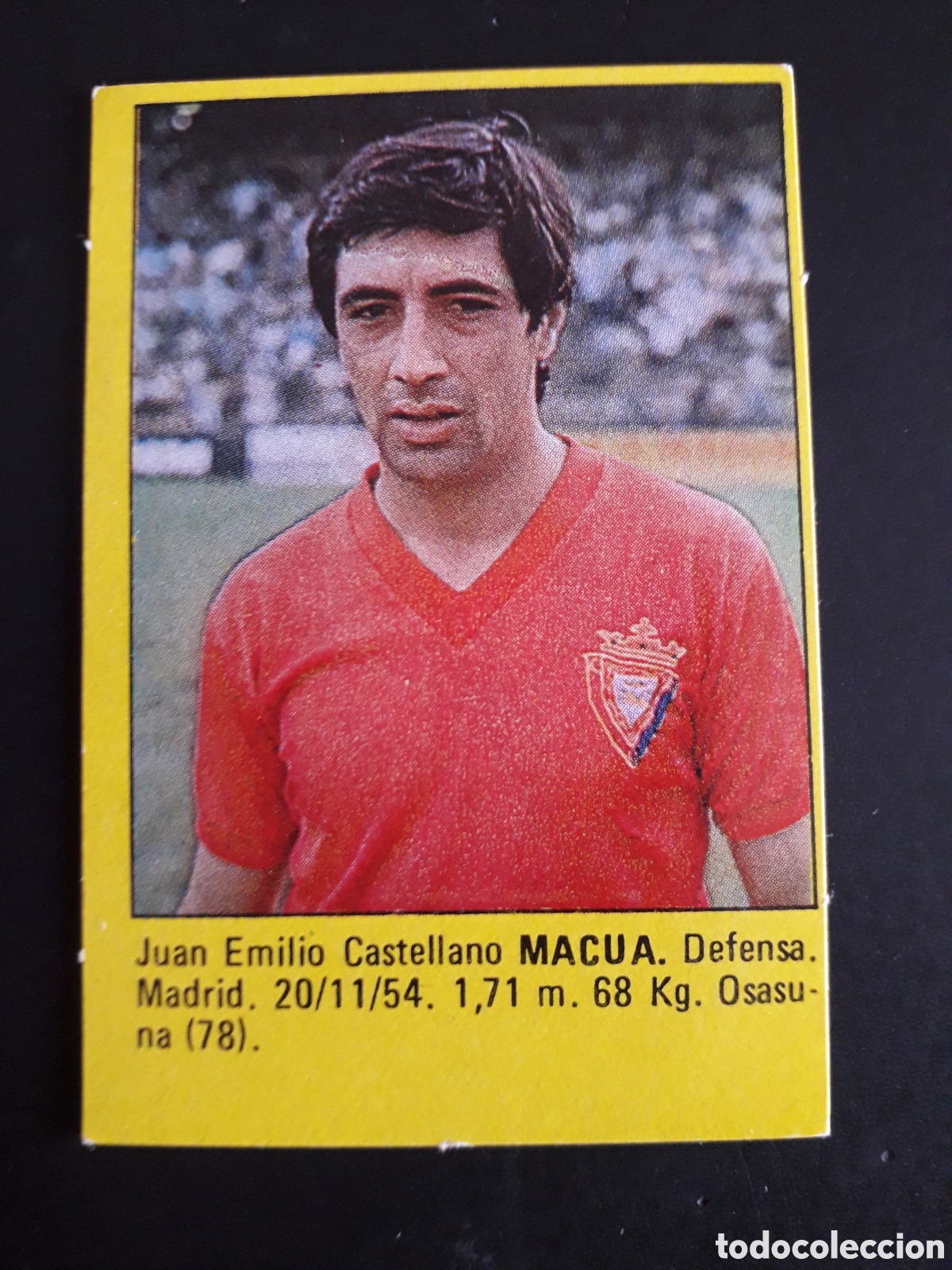 Cromos de f&uacute;tbol: MACUA OSASUNA SUPER F&Uacute;TBOL 84 83-84 1983-1984 ROLL&Aacute;N DESPEGADO PEDIDO M&Iacute;NIMO 3&euro;