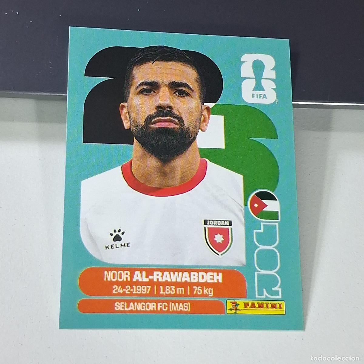 Cromos de f&uacute;tbol: B47 JOR 11 JOR11 NOOR AL-RAWABDEH JORDANIA JOR MUNDIAL FIFA WORLD CUP 2026 STICKER PANINI