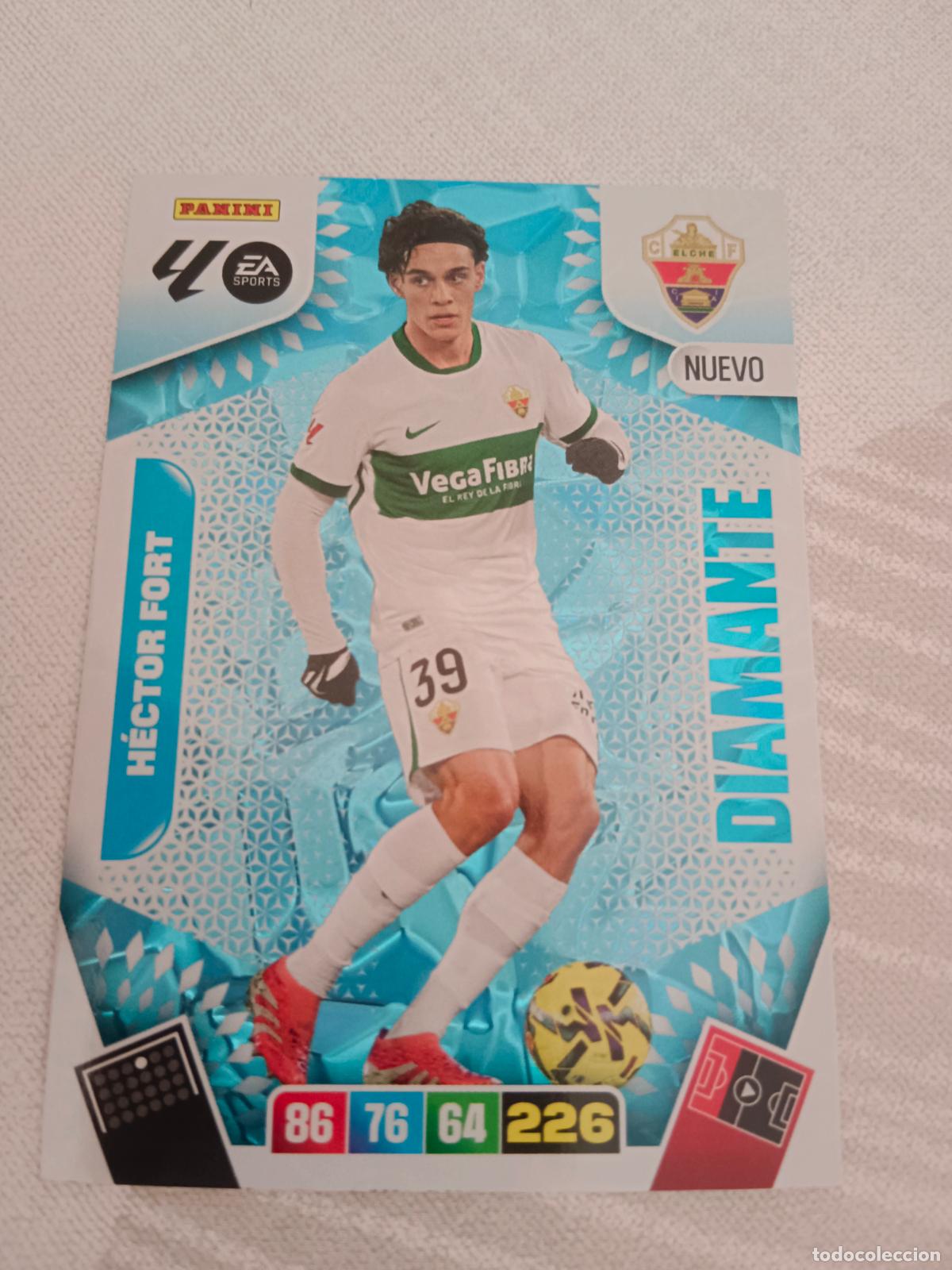 Cromos de f&uacute;tbol: ADRENALYN XL 2025 2026 25 26 DREAM BOX NUEVO DIAMANTE HECTOR FORT ELCHE TOTAL KINGS