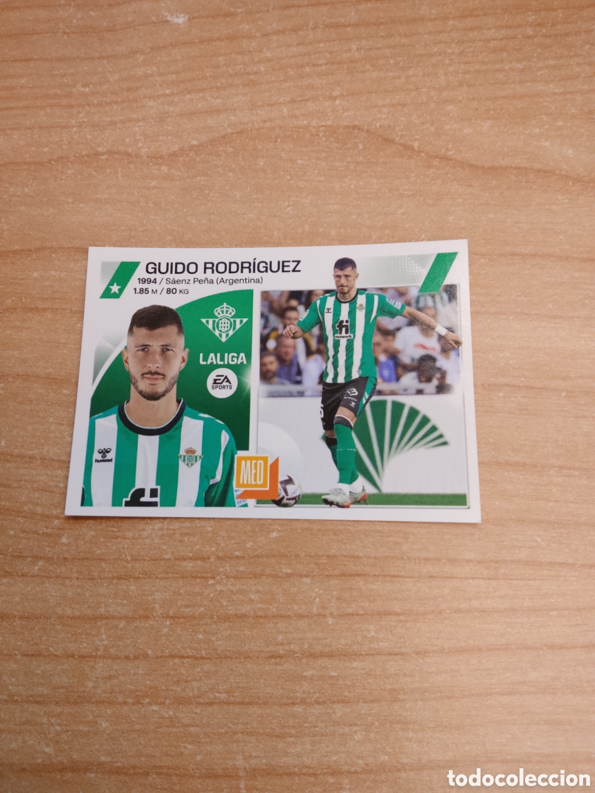 Cromos de f&uacute;tbol: 11 GUIDO RODRIGUEZ REAL BETIS LIGA ESTE 2023 2024
