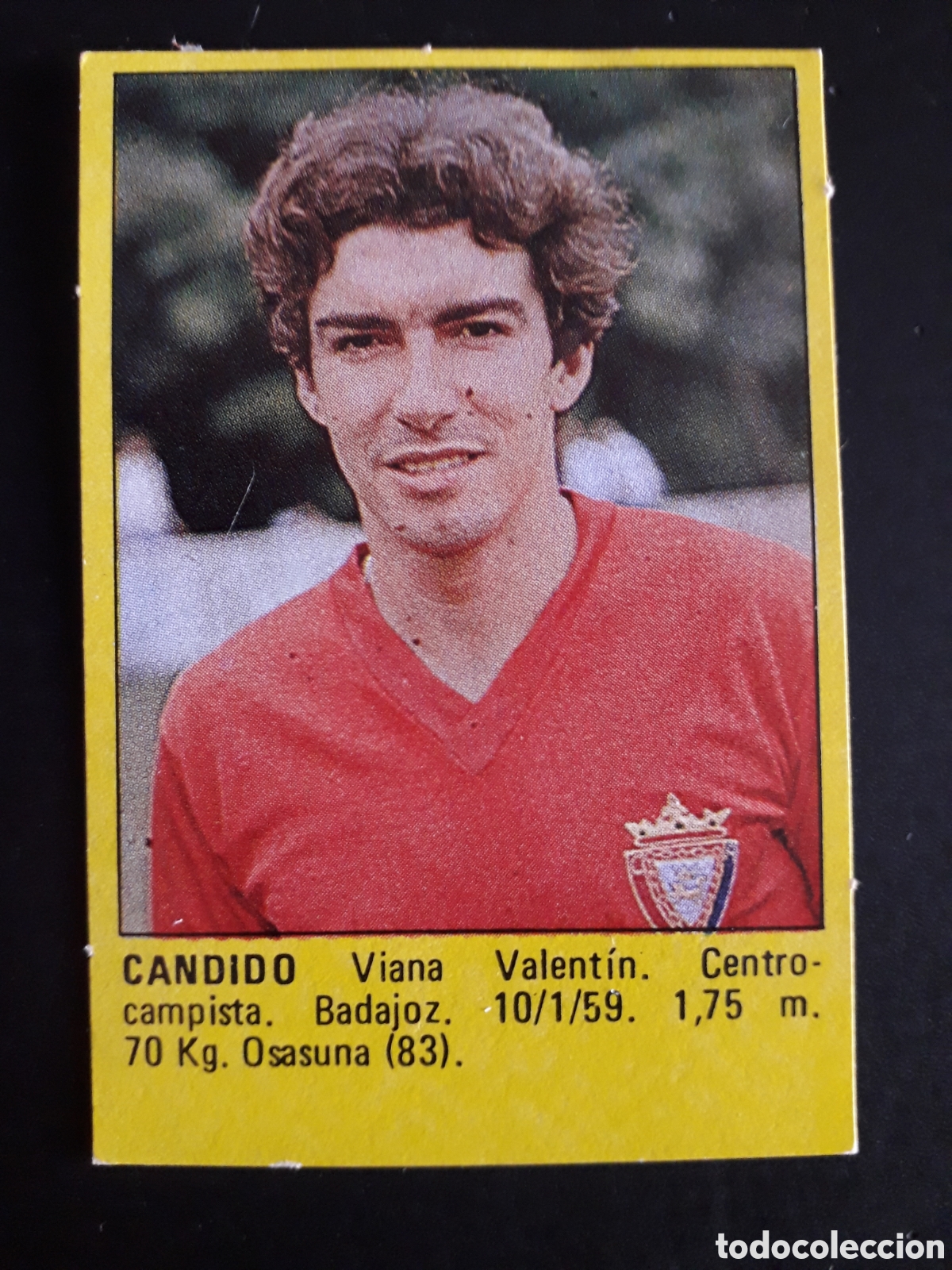 Cromos de f&uacute;tbol: C&Aacute;NDIDO OSASUNA SUPER F&Uacute;TBOL 84 83-84 1983-1984 ROLL&Aacute;N DESPEGADO PEDIDO M&Iacute;NIMO 3&euro;