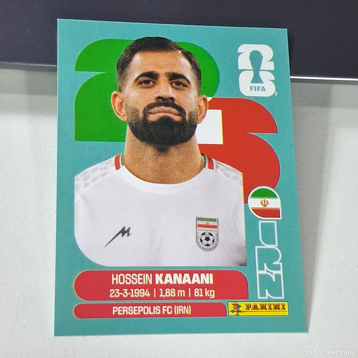 Cromos de f&uacute;tbol: B47 IRN 8 IRN8 HOSSEIN KANAANI IRAN IRAO MUNDIAL FIFA WORLD CUP 2026 STICKER PANINI
