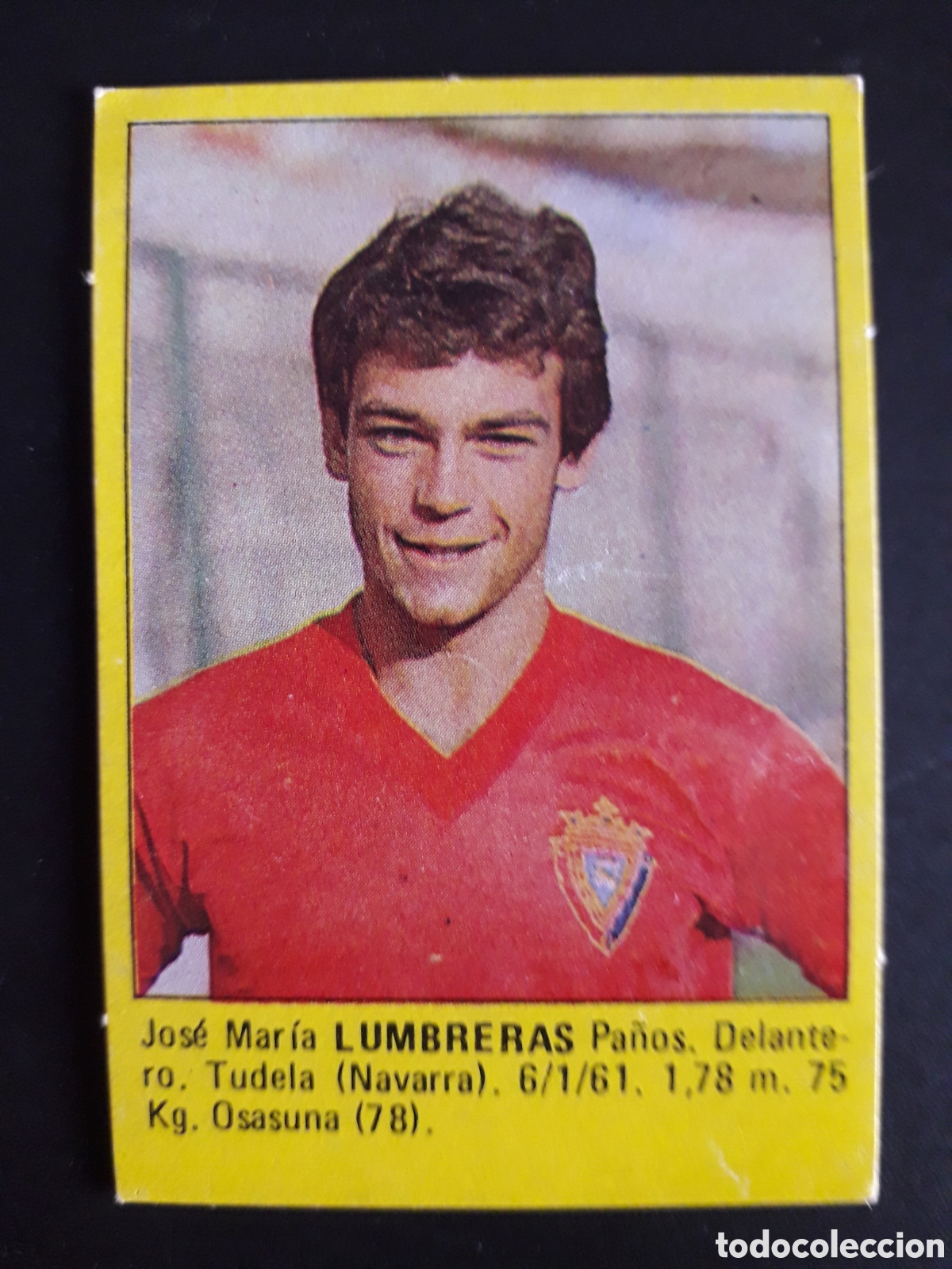 Cromos de f&uacute;tbol: LUMBRERAS OSASUNA SUPER F&Uacute;TBOL 84 83-84 1983-1984 ROLL&Aacute;N DESPEGADO PEDIDO M&Iacute;NIMO 3&euro;