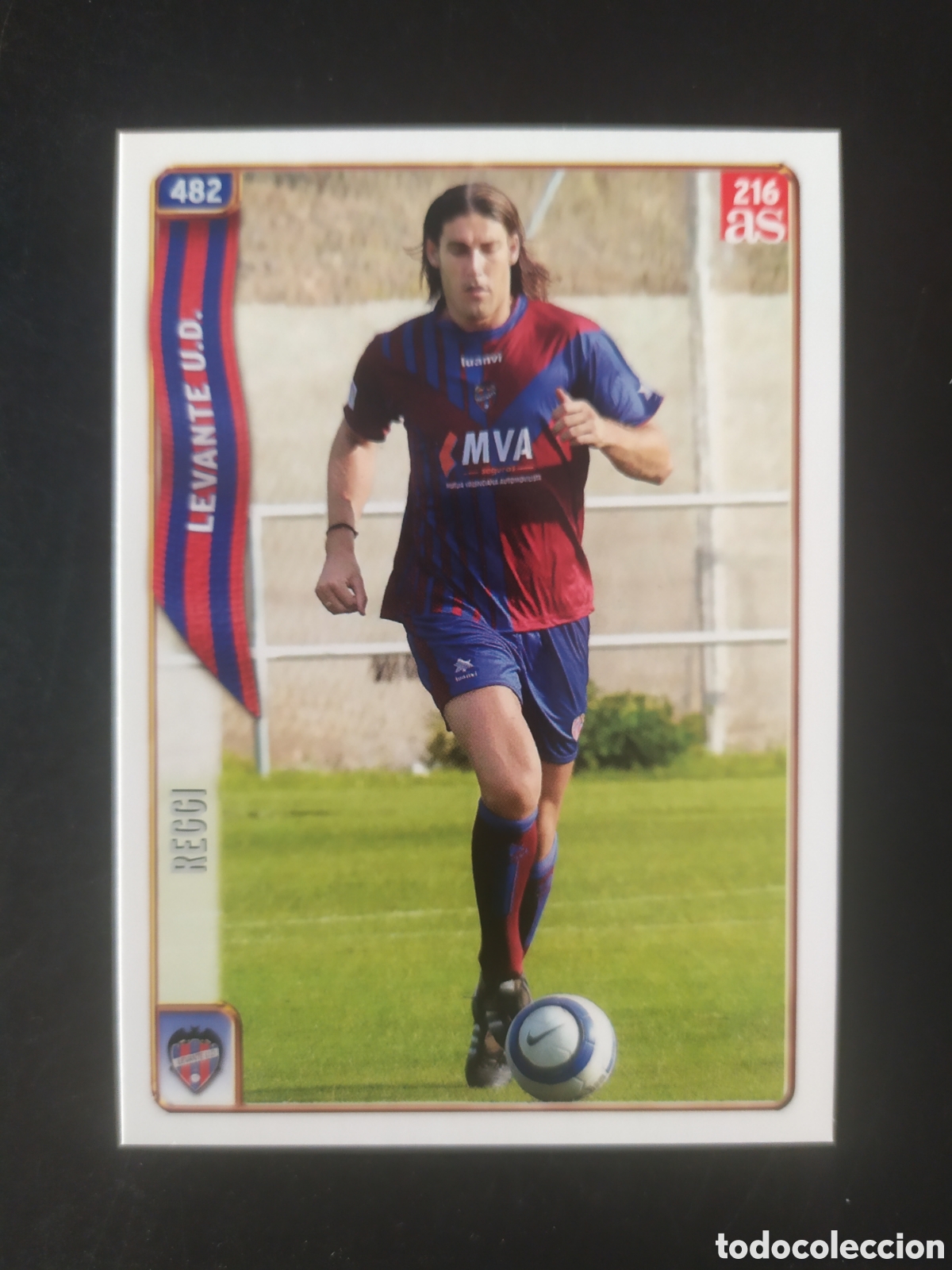 Cromos de f&uacute;tbol: Mundicromo fichas Liga 2004 2005 04 05 diario As 216 Reggi n&deg; 482 Levante
