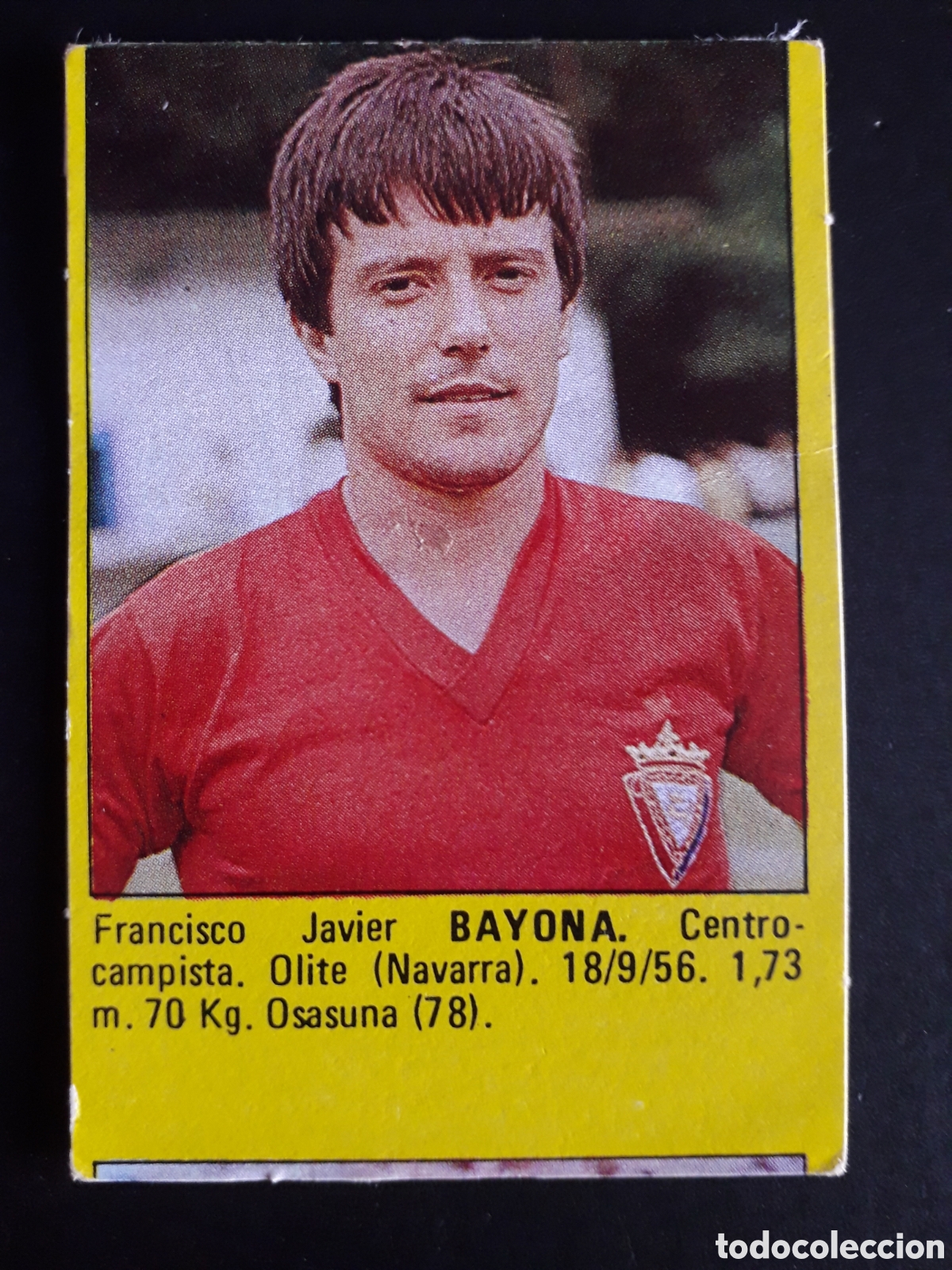 Cromos de f&uacute;tbol: BAYONA OSASUNA SUPER F&Uacute;TBOL 84 83-84 1983-1984 ROLL&Aacute;N DESPEGADO PEDIDO M&Iacute;NIMO 3&euro;