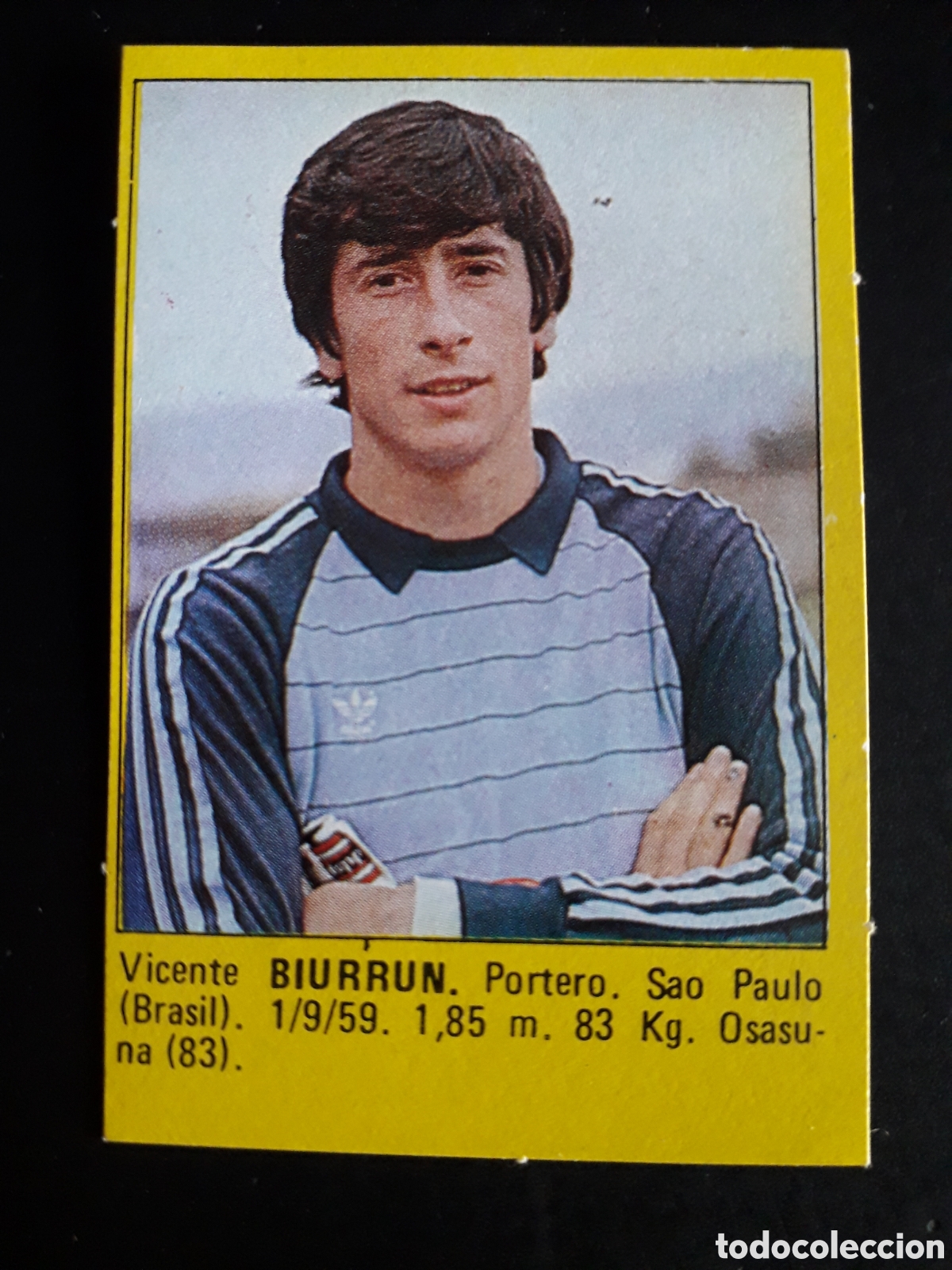 Cromos de f&uacute;tbol: BIURRUN OSASUNA SUPER F&Uacute;TBOL 84 83-84 1983-1984 ROLL&Aacute;N DESPEGADO PEDIDO M&Iacute;NIMO 3&euro;