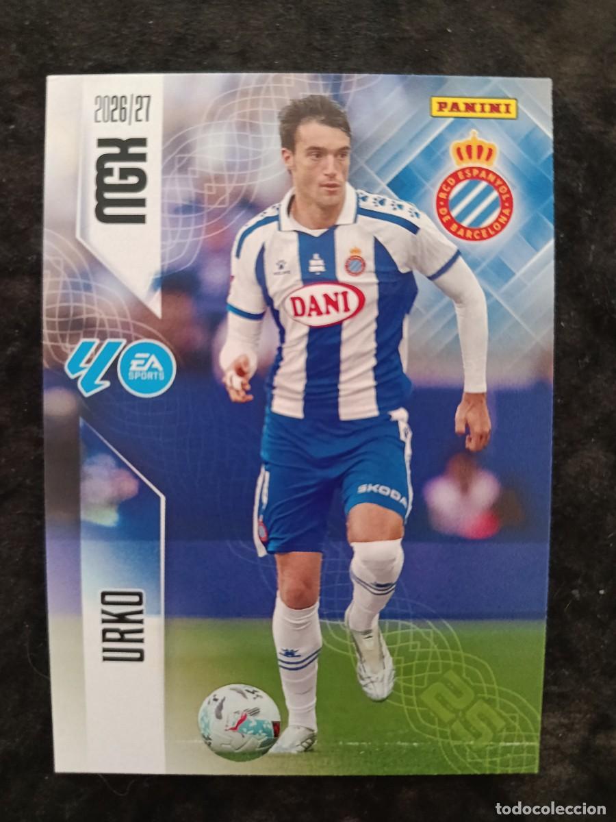 Cromos de f&uacute;tbol: MGK 2026/27 MEGACRACKS PANINI. #172 URKO. RCD.ESPA&Ntilde;OL.