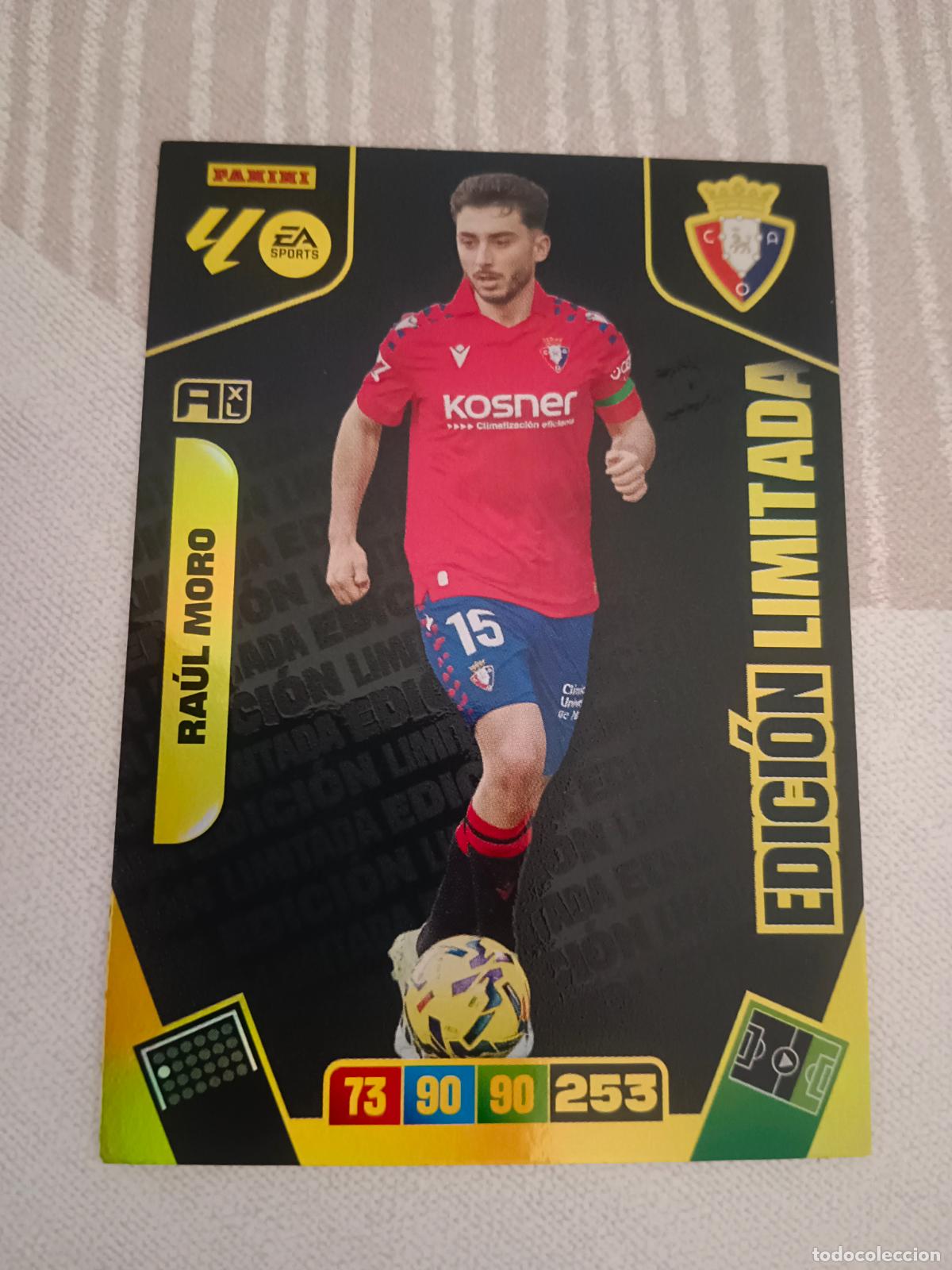 Cromos de f&uacute;tbol: ADRENALYN XL 2025 2026 25 26 DREAM BOX RAUL MORO OSASUNA EDICION LIMITADA TOTAL KINGS
